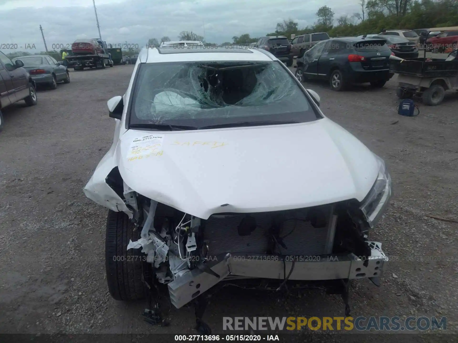 6 Photograph of a damaged car 5TDDZRFH3KS719767 TOYOTA HIGHLANDER 2019