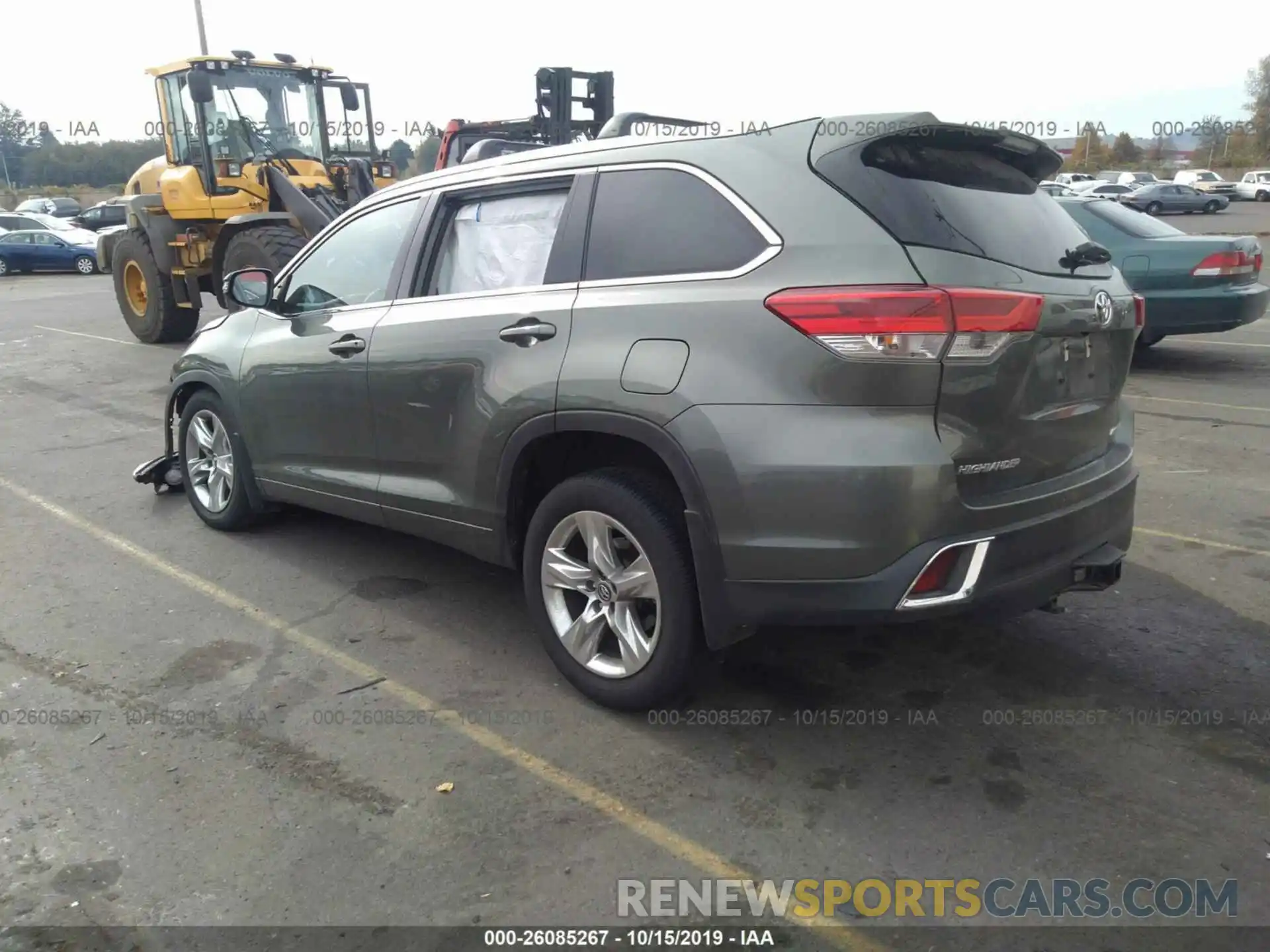 3 Фотография поврежденного автомобиля 5TDDZRFH3KS924778 TOYOTA HIGHLANDER 2019