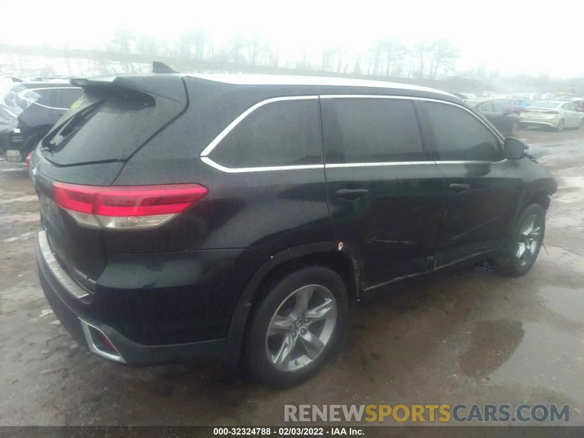 4 Фотография поврежденного автомобиля 5TDDZRFH4KS719762 TOYOTA HIGHLANDER 2019