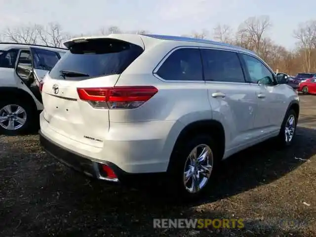 3 Photograph of a damaged car 5TDDZRFH4KS927589 TOYOTA HIGHLANDER 2019