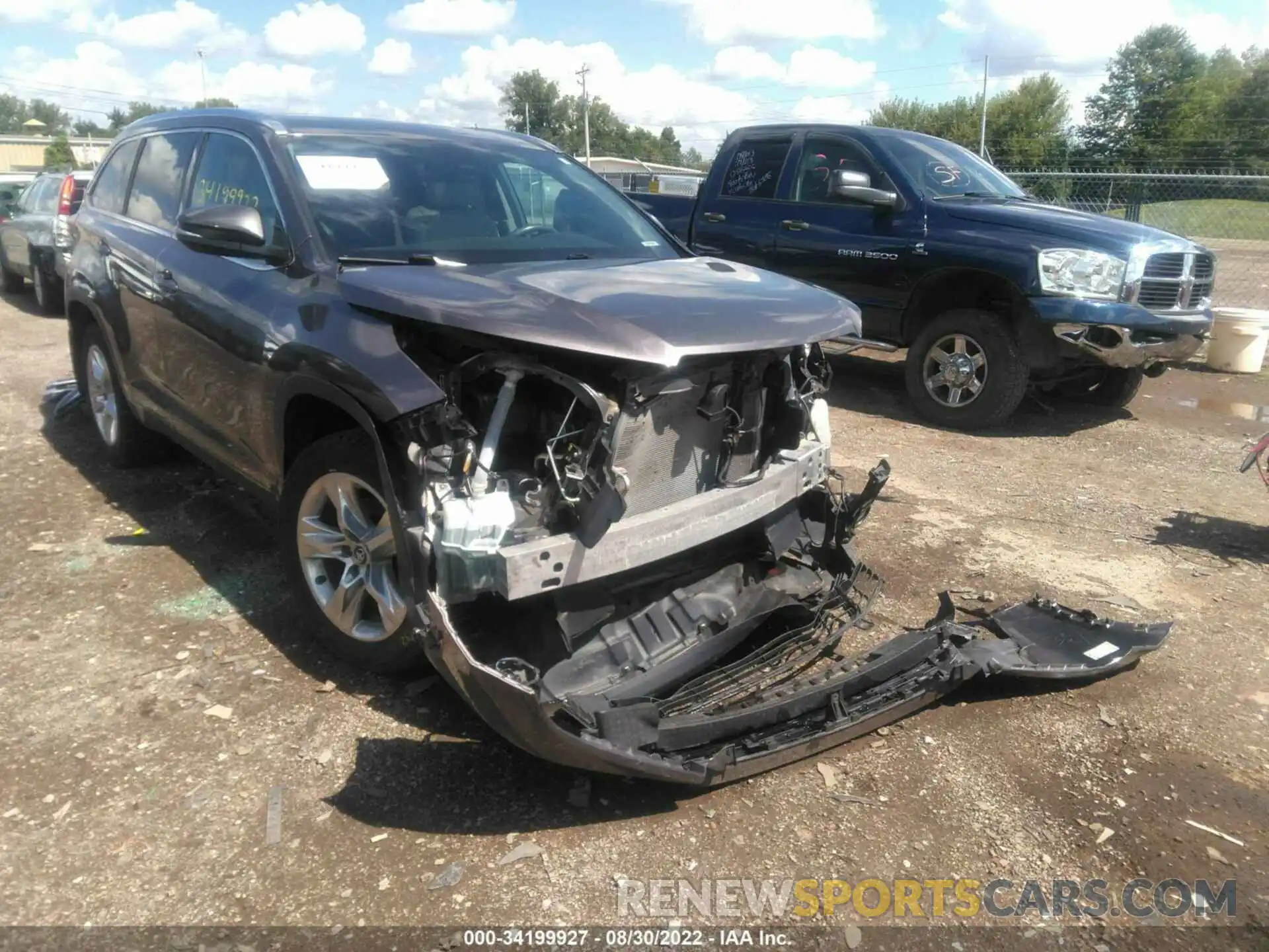 6 Photograph of a damaged car 5TDDZRFH4KS954274 TOYOTA HIGHLANDER 2019