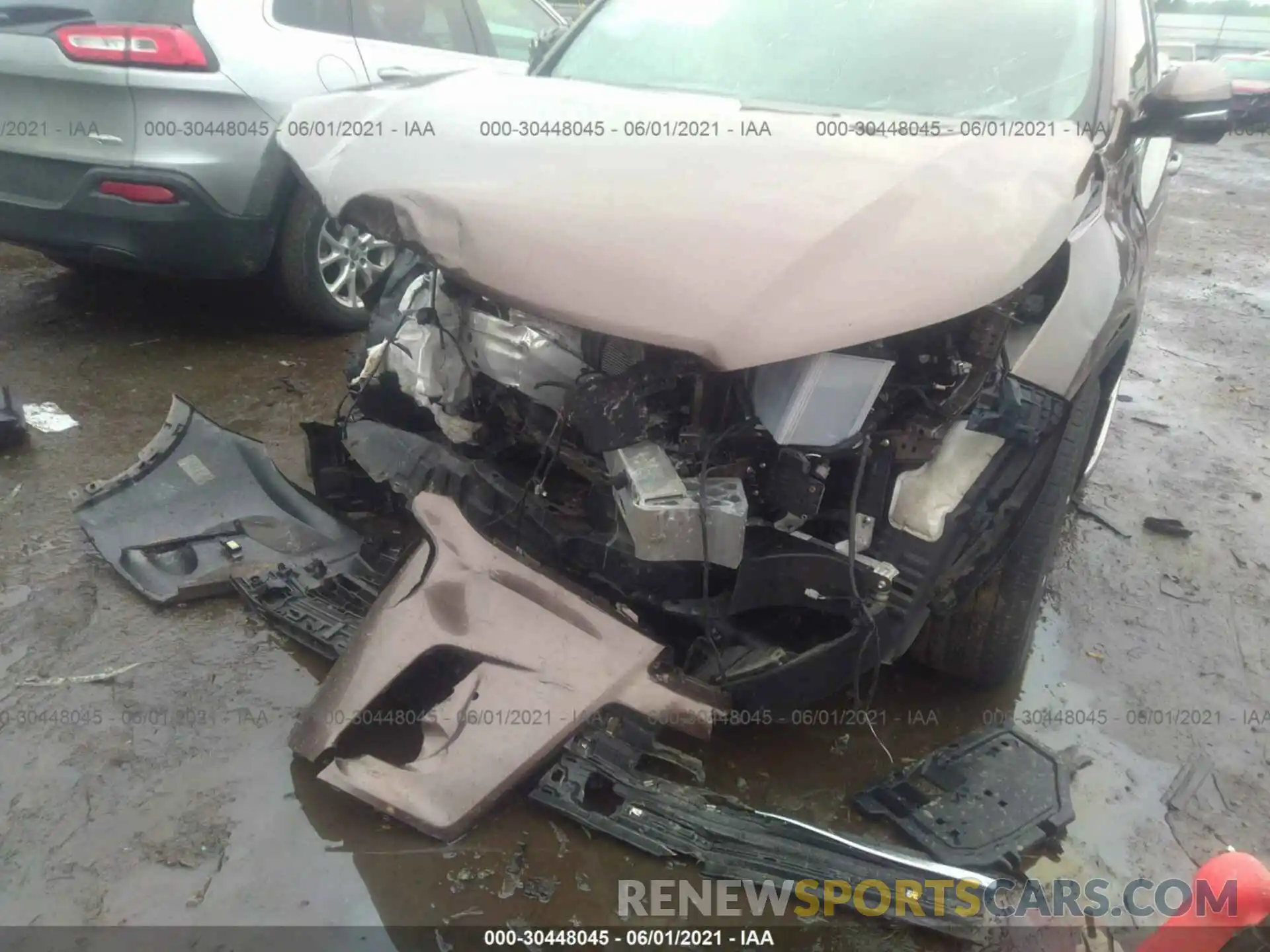 6 Photograph of a damaged car 5TDDZRFH5KS700265 TOYOTA HIGHLANDER 2019