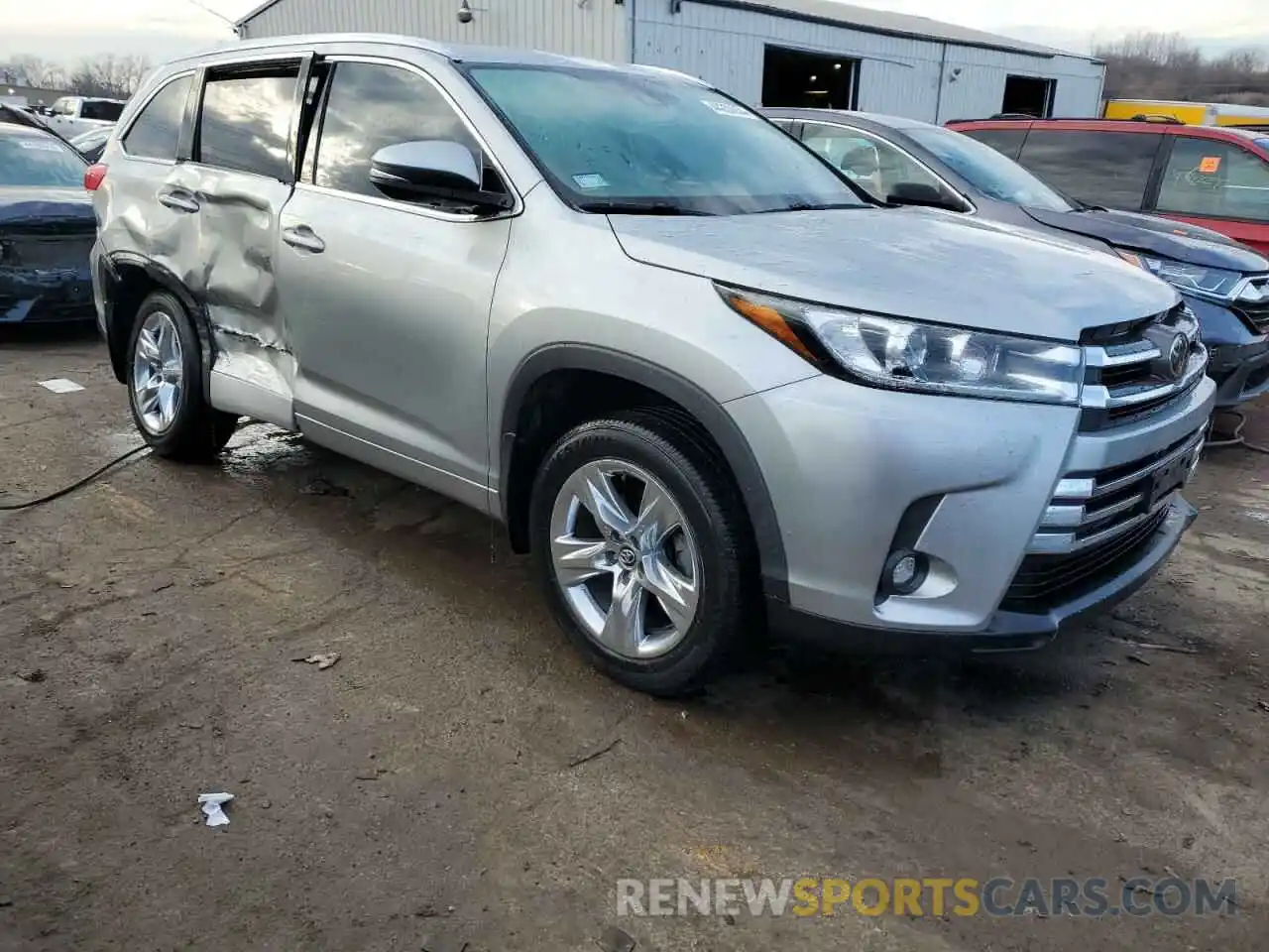 4 Фотография поврежденного автомобиля 5TDDZRFH5KS724159 TOYOTA HIGHLANDER 2019