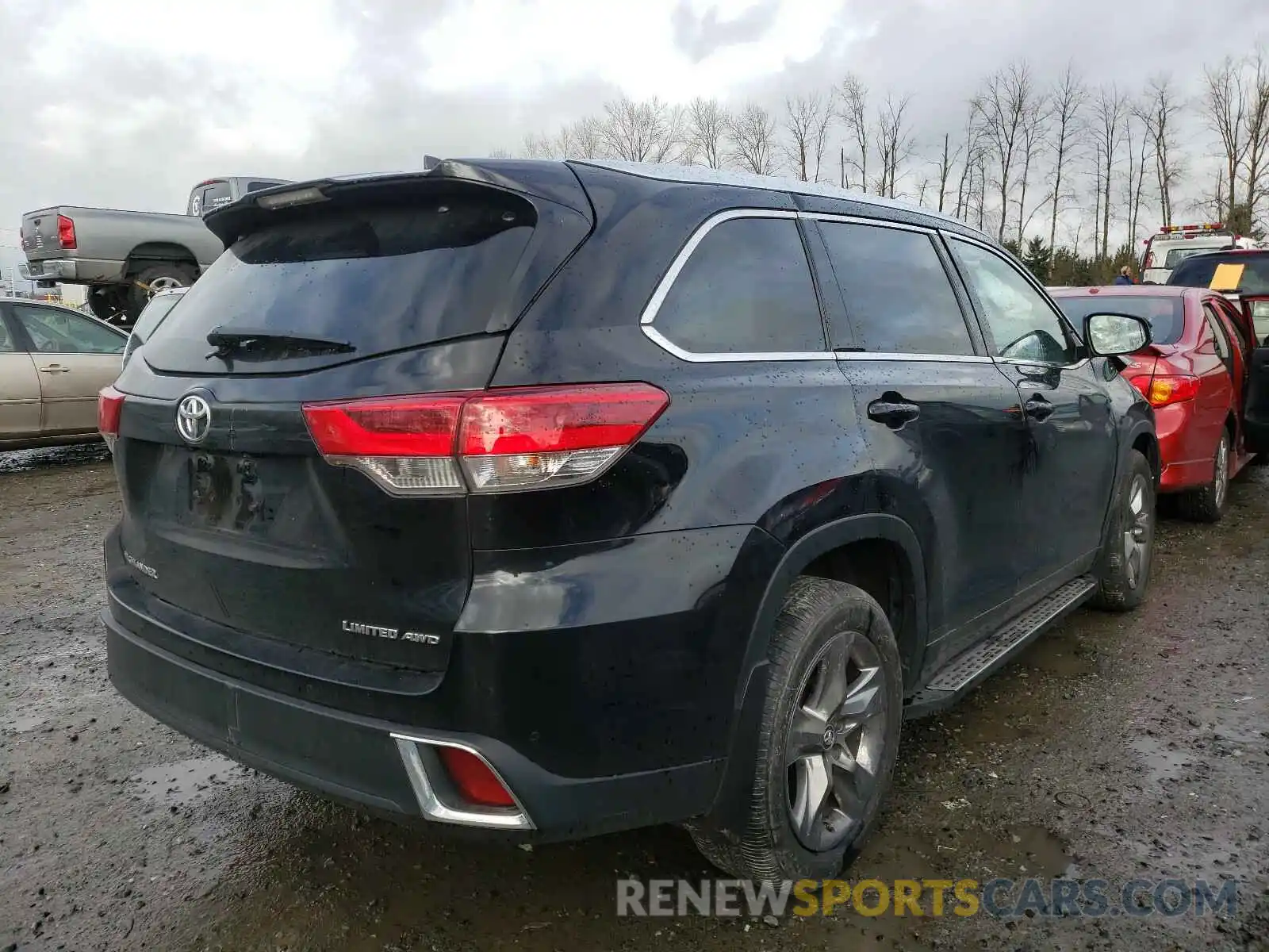 4 Фотография поврежденного автомобиля 5TDDZRFH5KS944966 TOYOTA HIGHLANDER 2019