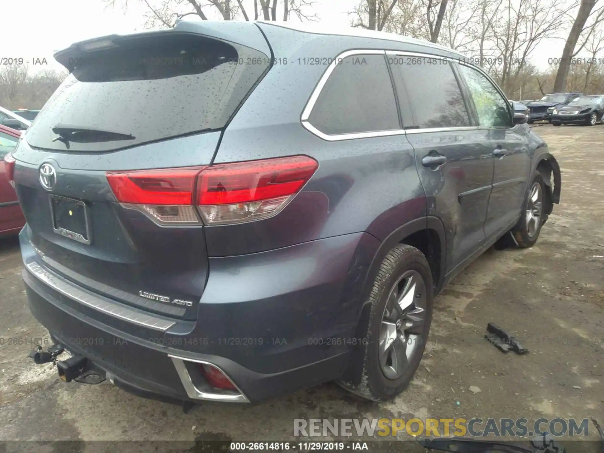 4 Фотография поврежденного автомобиля 5TDDZRFH5KS994816 TOYOTA HIGHLANDER 2019