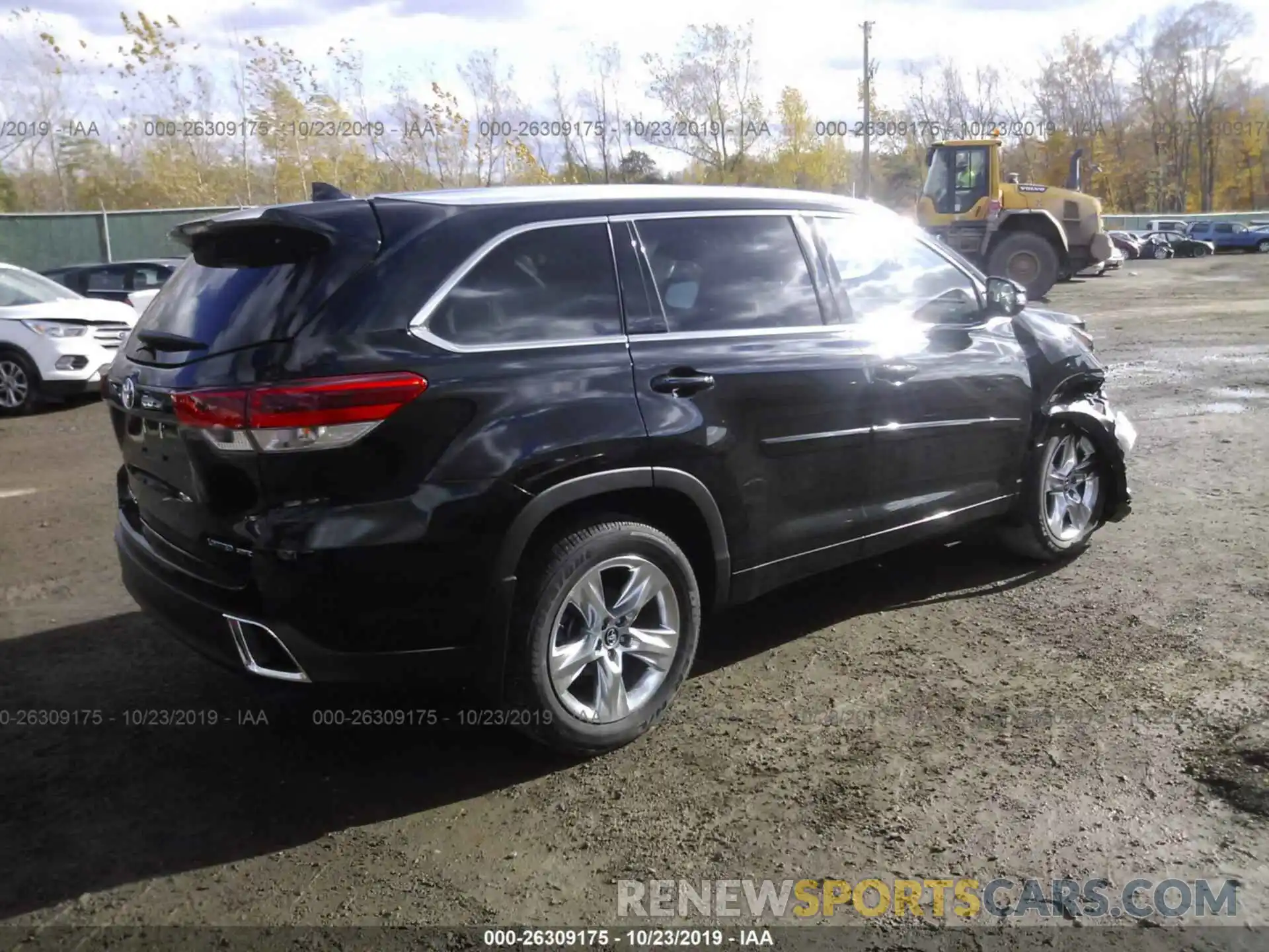 4 Фотография поврежденного автомобиля 5TDDZRFH6KS710299 TOYOTA HIGHLANDER 2019