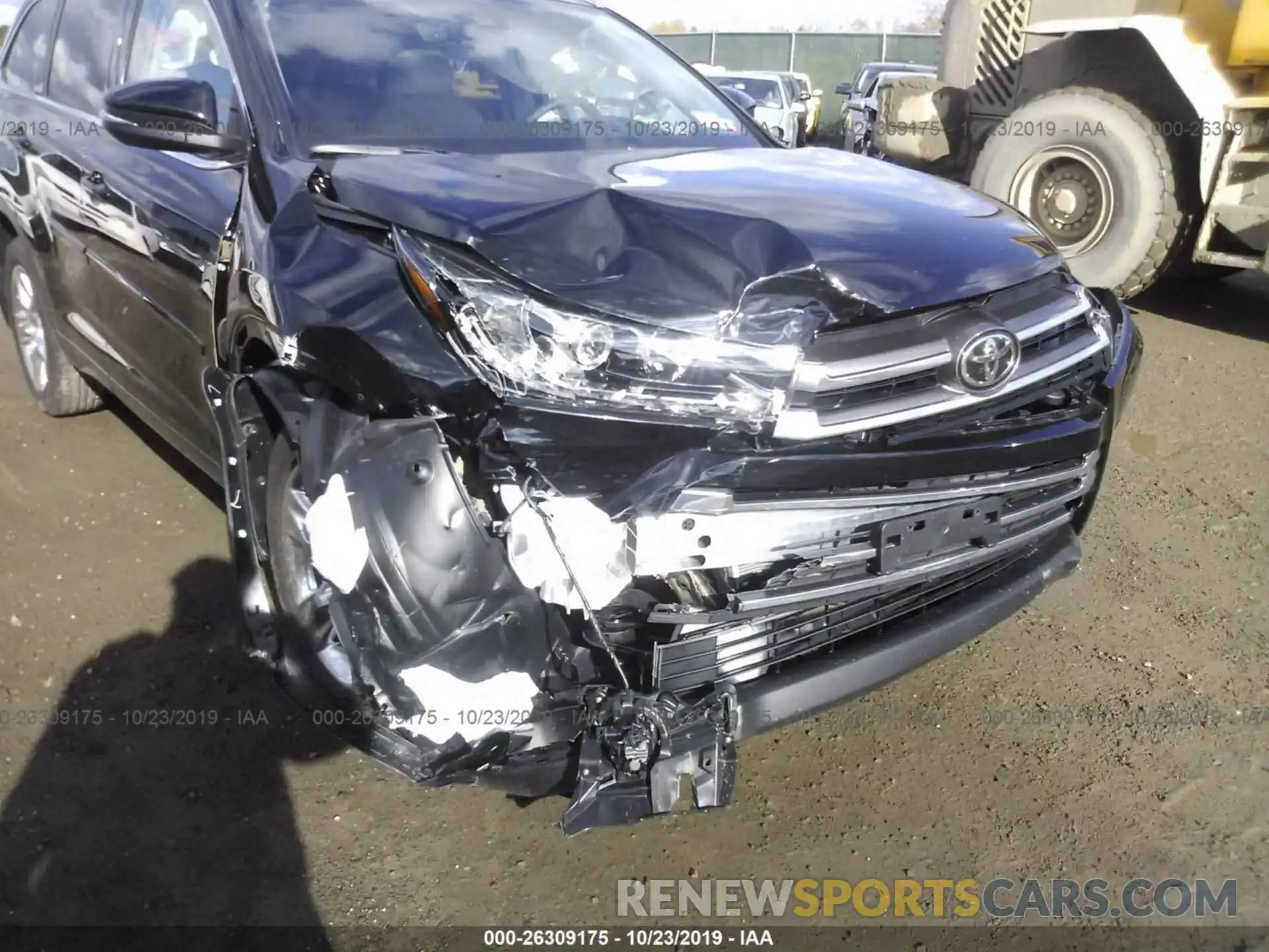 6 Photograph of a damaged car 5TDDZRFH6KS710299 TOYOTA HIGHLANDER 2019