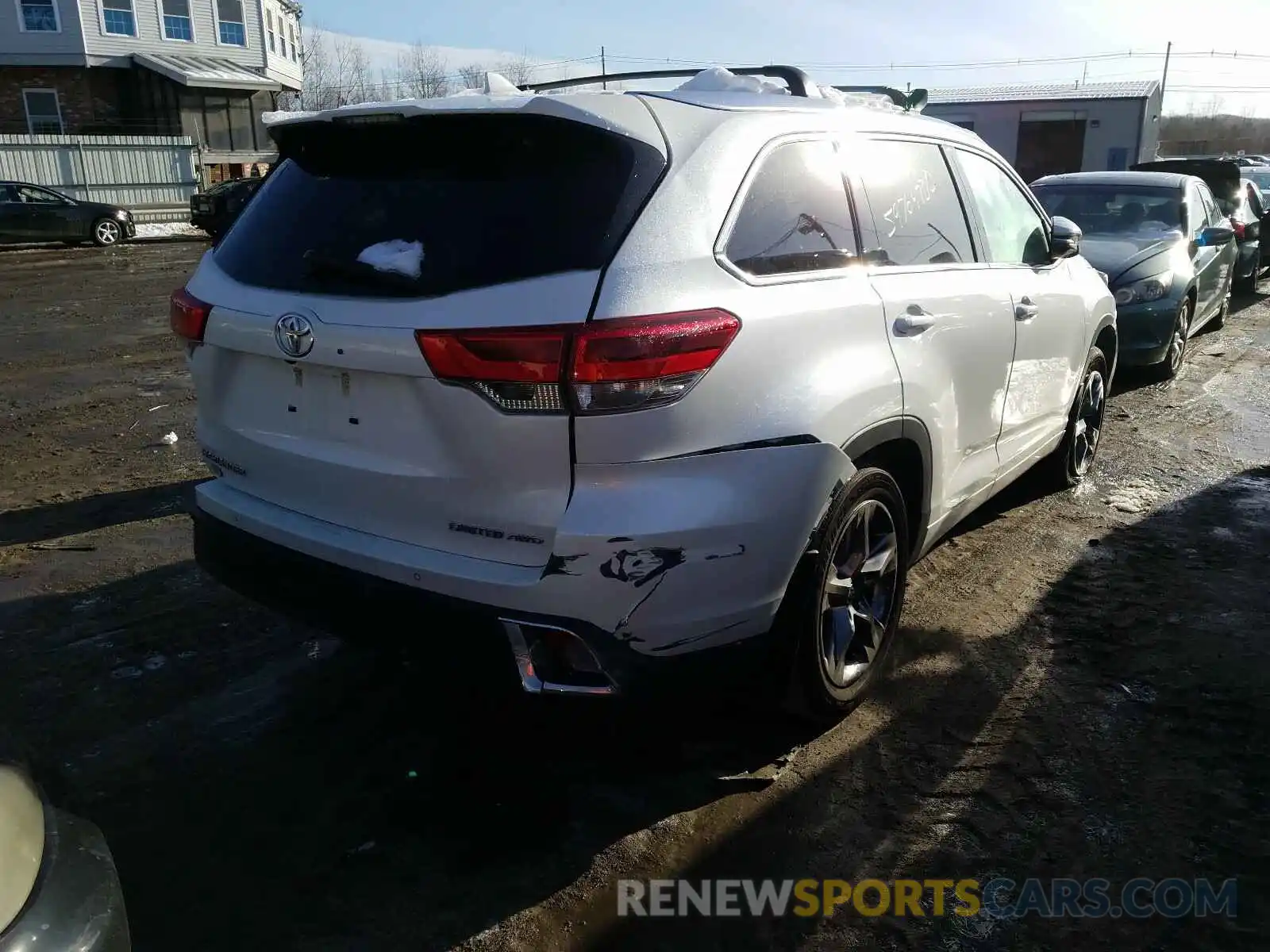 4 Фотография поврежденного автомобиля 5TDDZRFH6KS712408 TOYOTA HIGHLANDER 2019