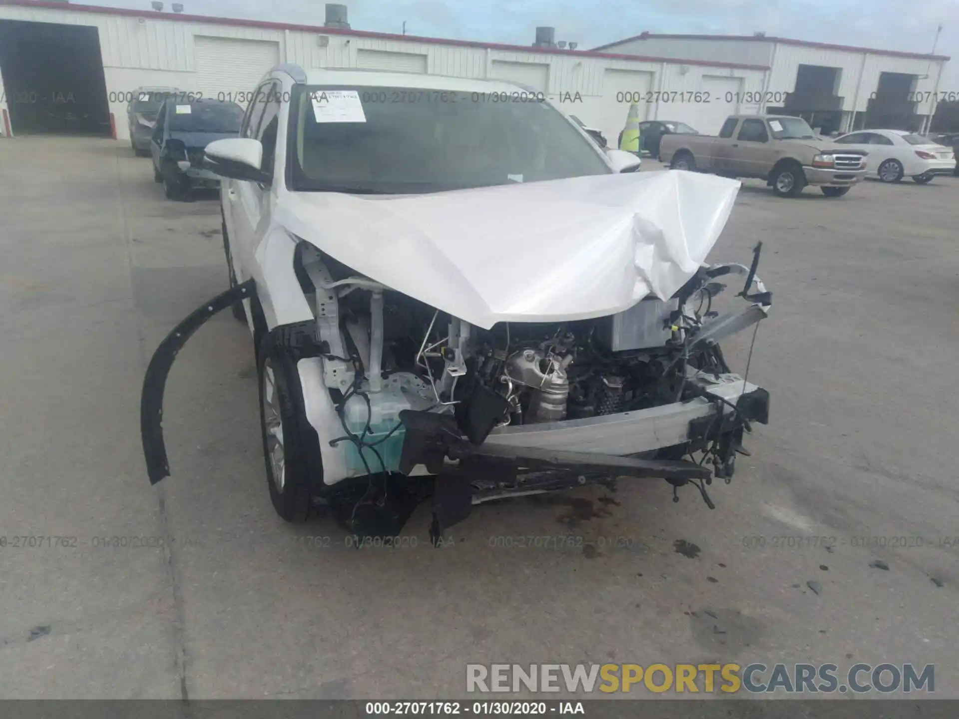 6 Photograph of a damaged car 5TDDZRFH6KS712487 TOYOTA HIGHLANDER 2019