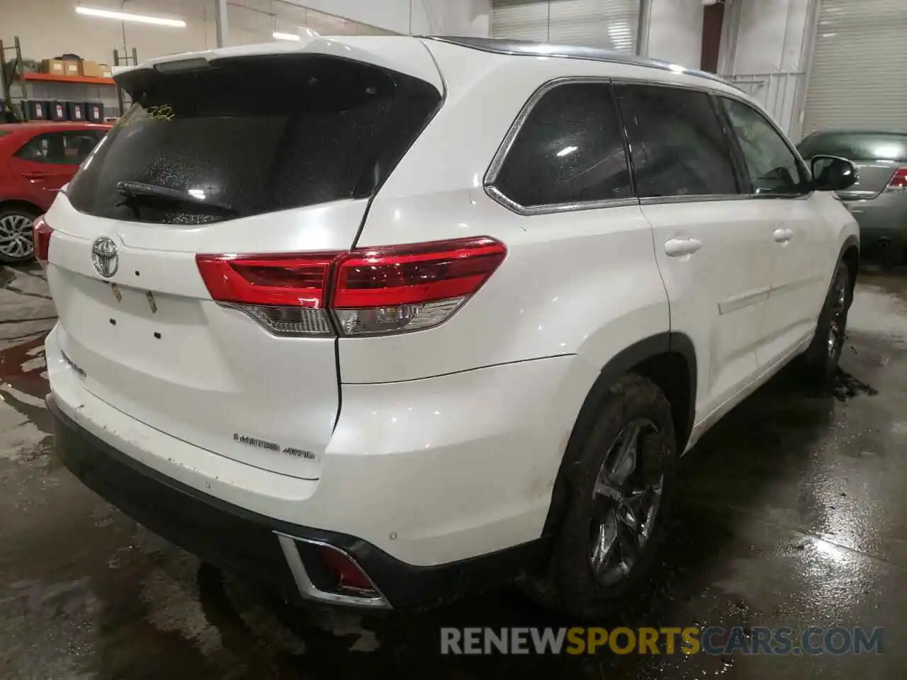 4 Фотография поврежденного автомобиля 5TDDZRFH6KS929277 TOYOTA HIGHLANDER 2019