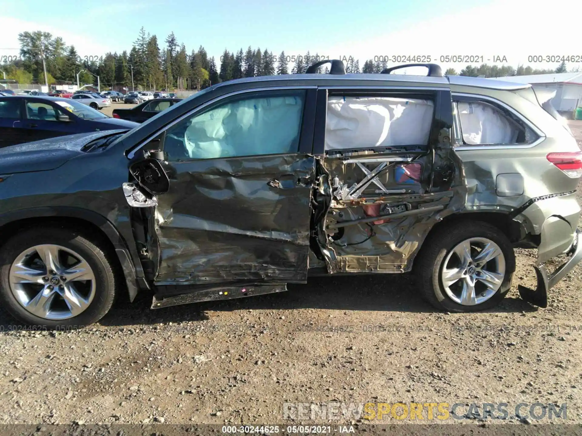 6 Фотография поврежденного автомобиля 5TDDZRFH6KS963221 TOYOTA HIGHLANDER 2019