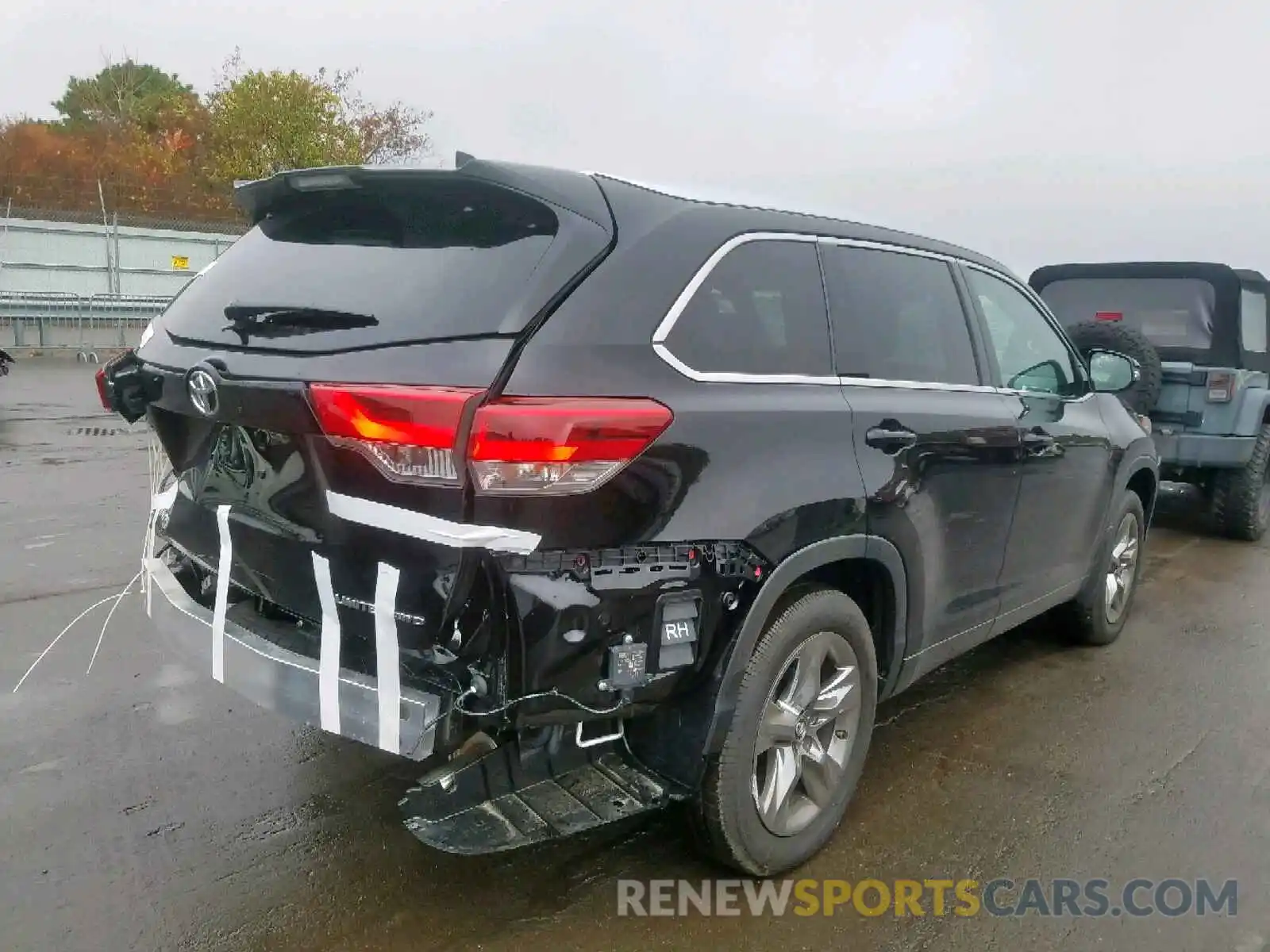 4 Фотография поврежденного автомобиля 5TDDZRFH6KS965499 TOYOTA HIGHLANDER 2019