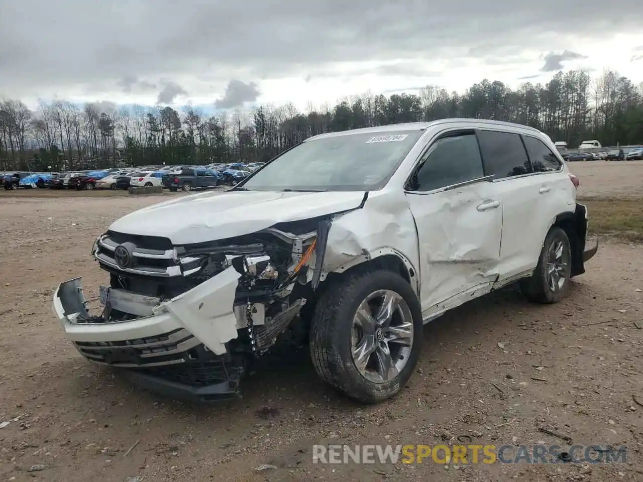 1 Photograph of a damaged car 5TDDZRFH6KS976938 TOYOTA HIGHLANDER 2019