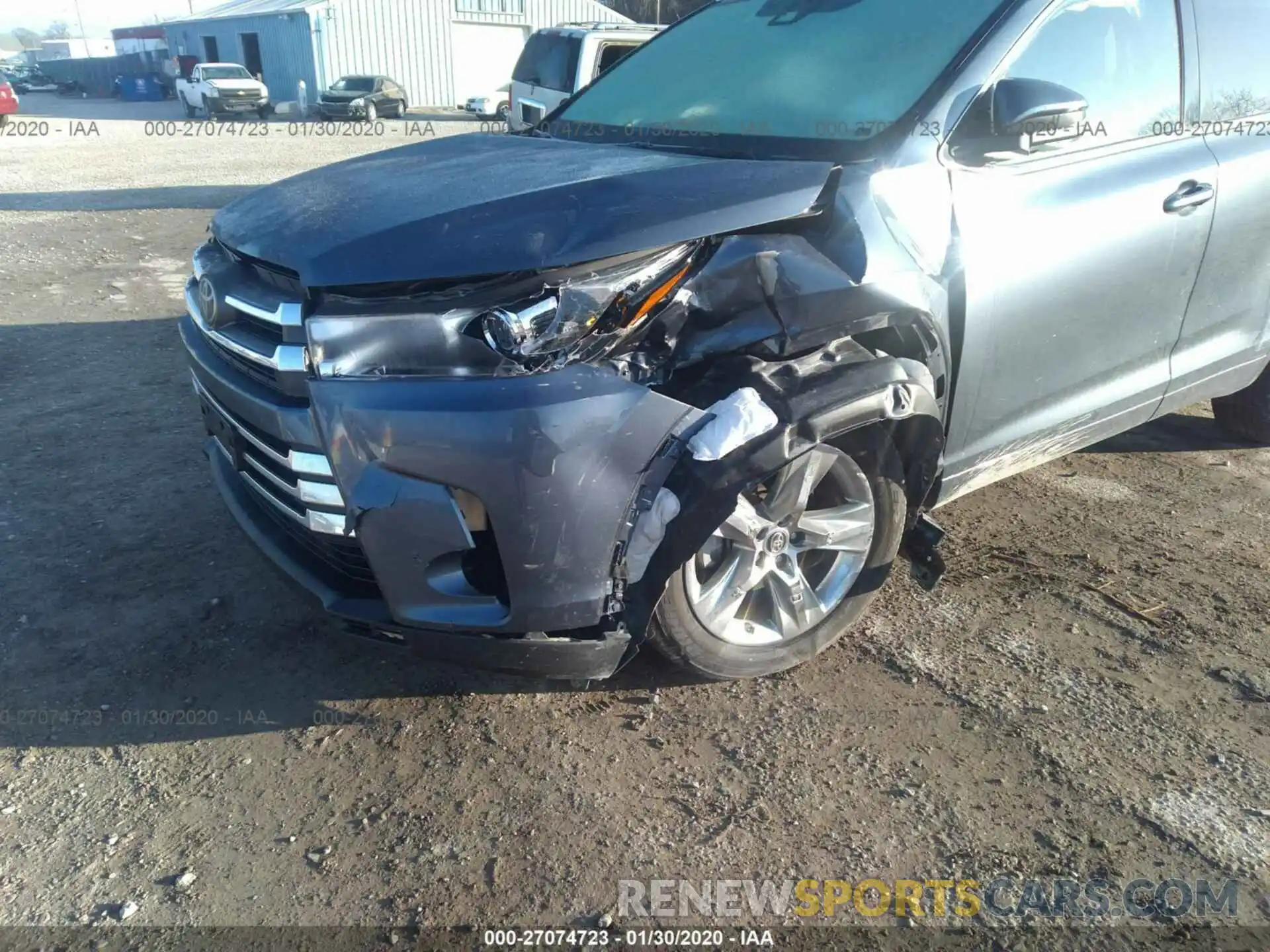 6 Photograph of a damaged car 5TDDZRFH6KS983906 TOYOTA HIGHLANDER 2019