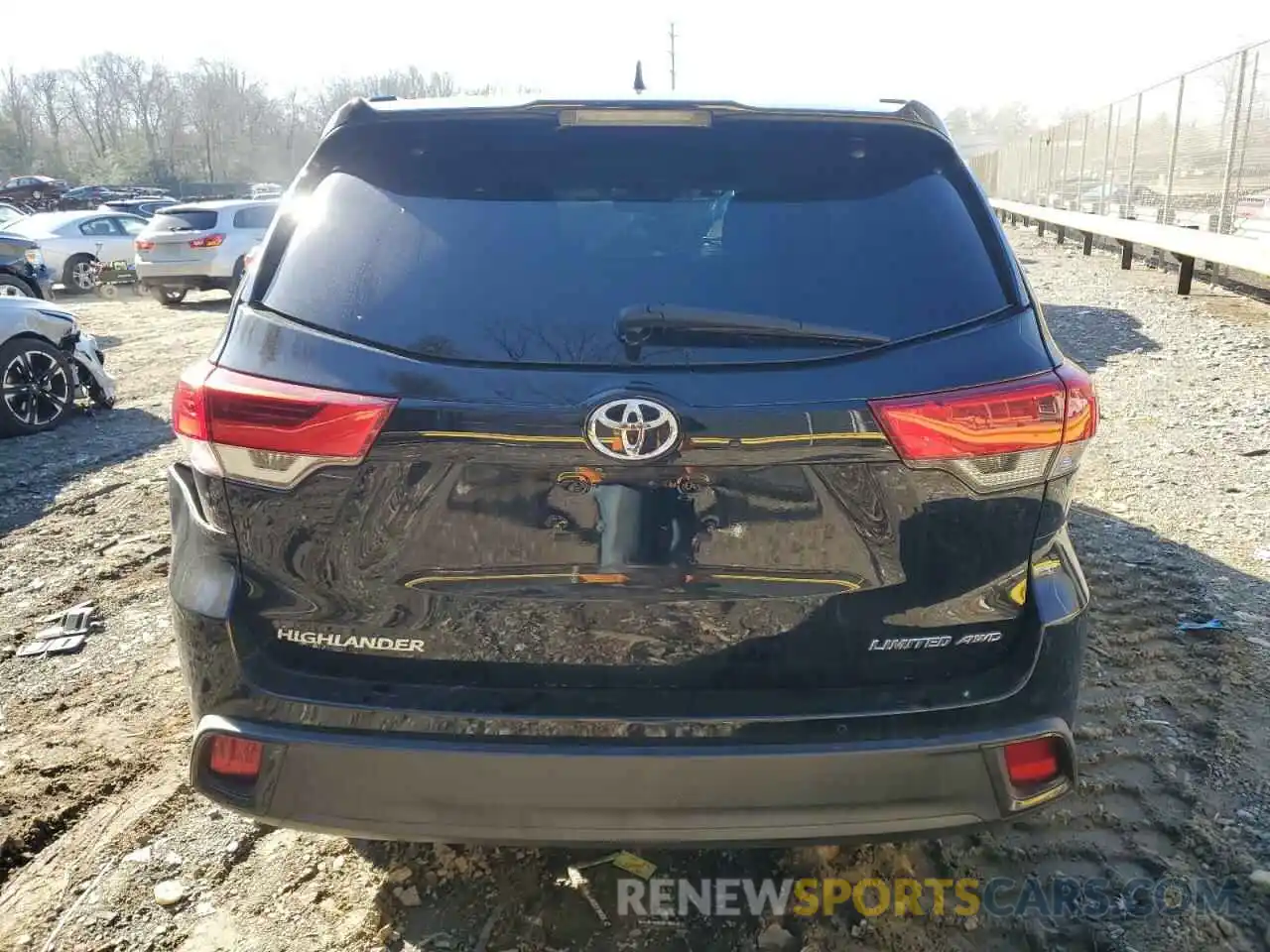 6 Фотография поврежденного автомобиля 5TDDZRFH7KS705872 TOYOTA HIGHLANDER 2019