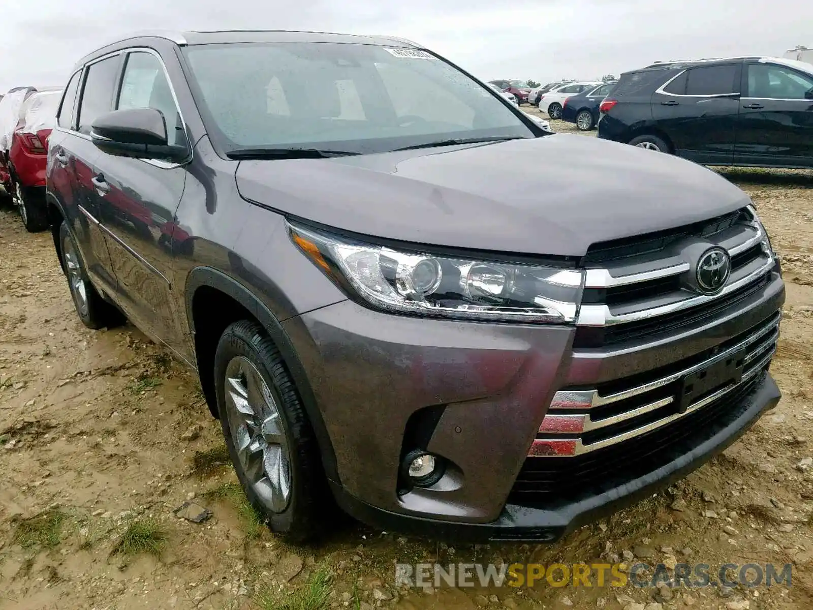 1 Photograph of a damaged car 5TDDZRFH7KS948582 TOYOTA HIGHLANDER 2019