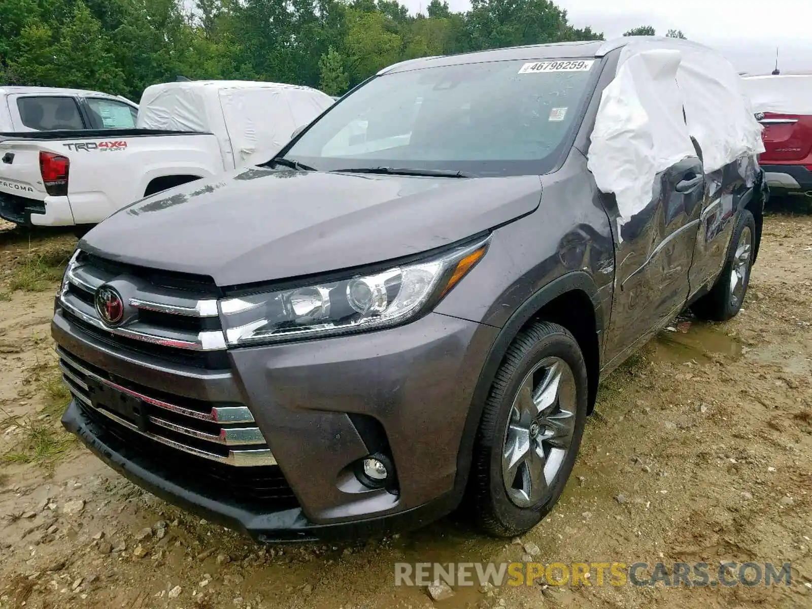 2 Photograph of a damaged car 5TDDZRFH7KS948582 TOYOTA HIGHLANDER 2019