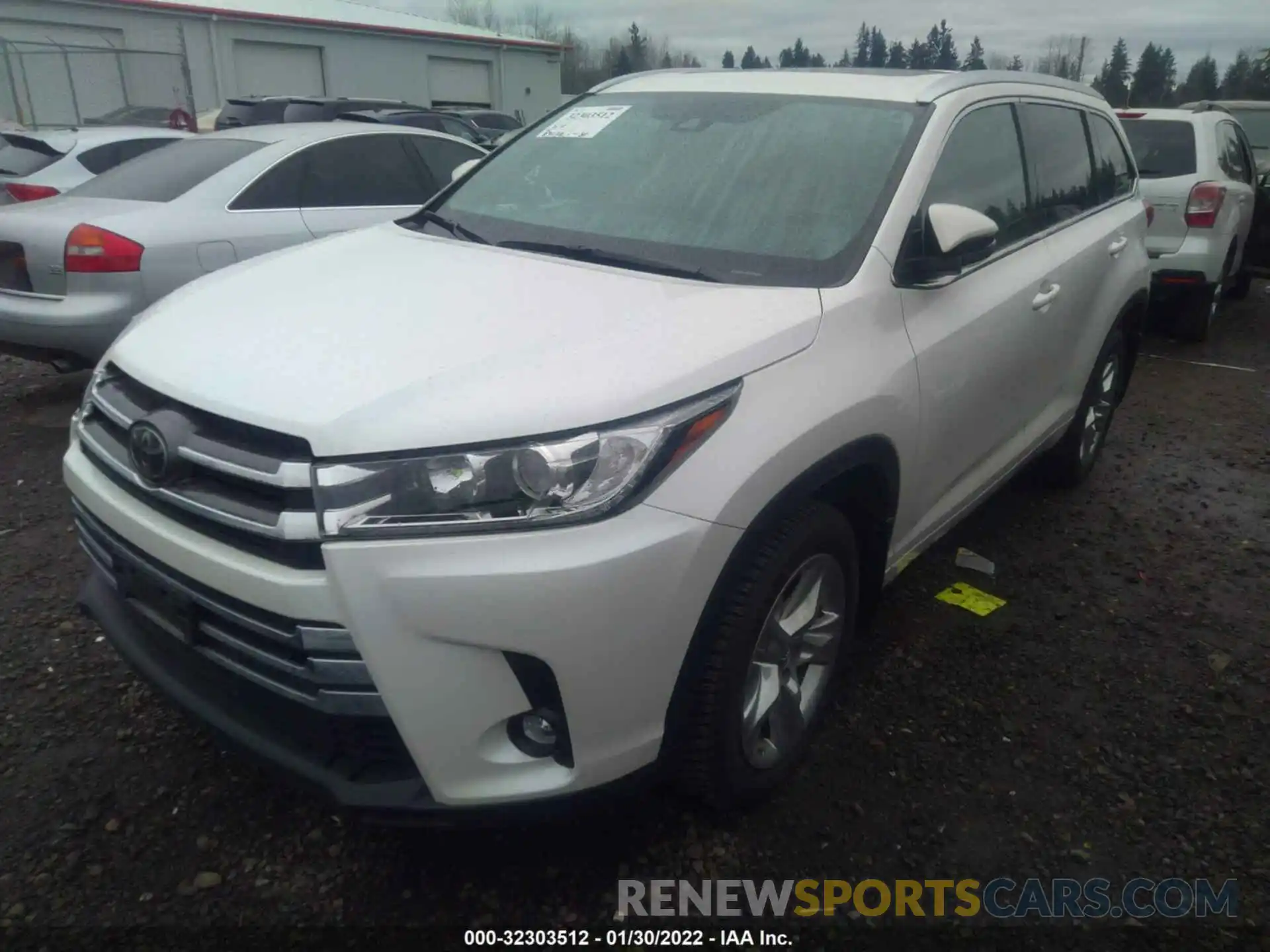 2 Фотография поврежденного автомобиля 5TDDZRFH7KS958836 TOYOTA HIGHLANDER 2019