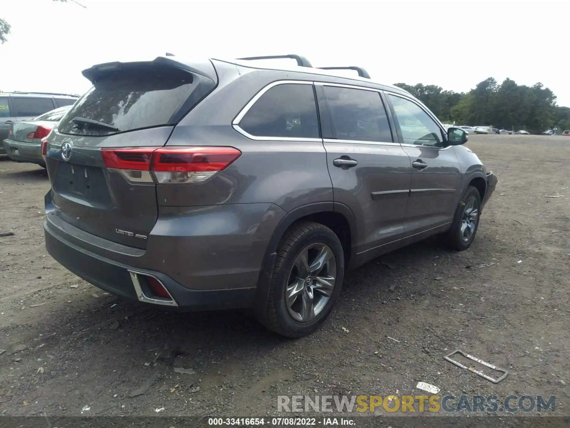 4 Фотография поврежденного автомобиля 5TDDZRFH8KS730182 TOYOTA HIGHLANDER 2019