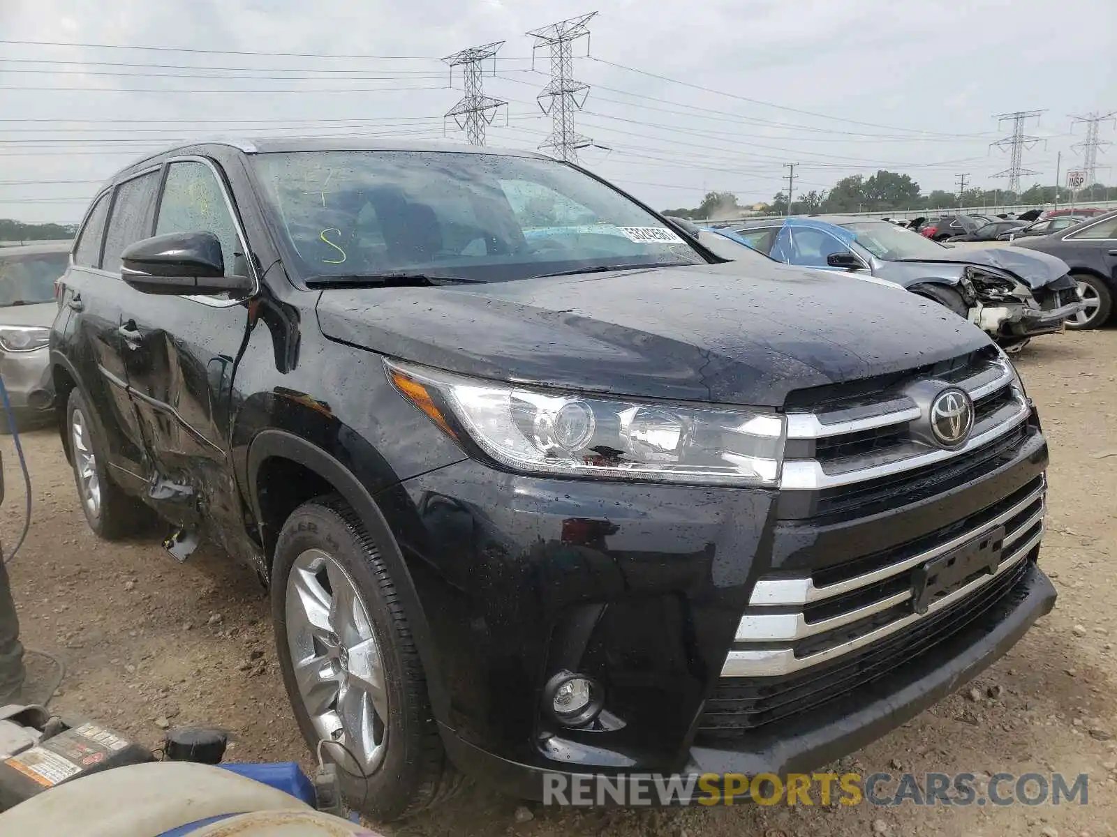 1 Фотография поврежденного автомобиля 5TDDZRFH8KS734152 TOYOTA HIGHLANDER 2019