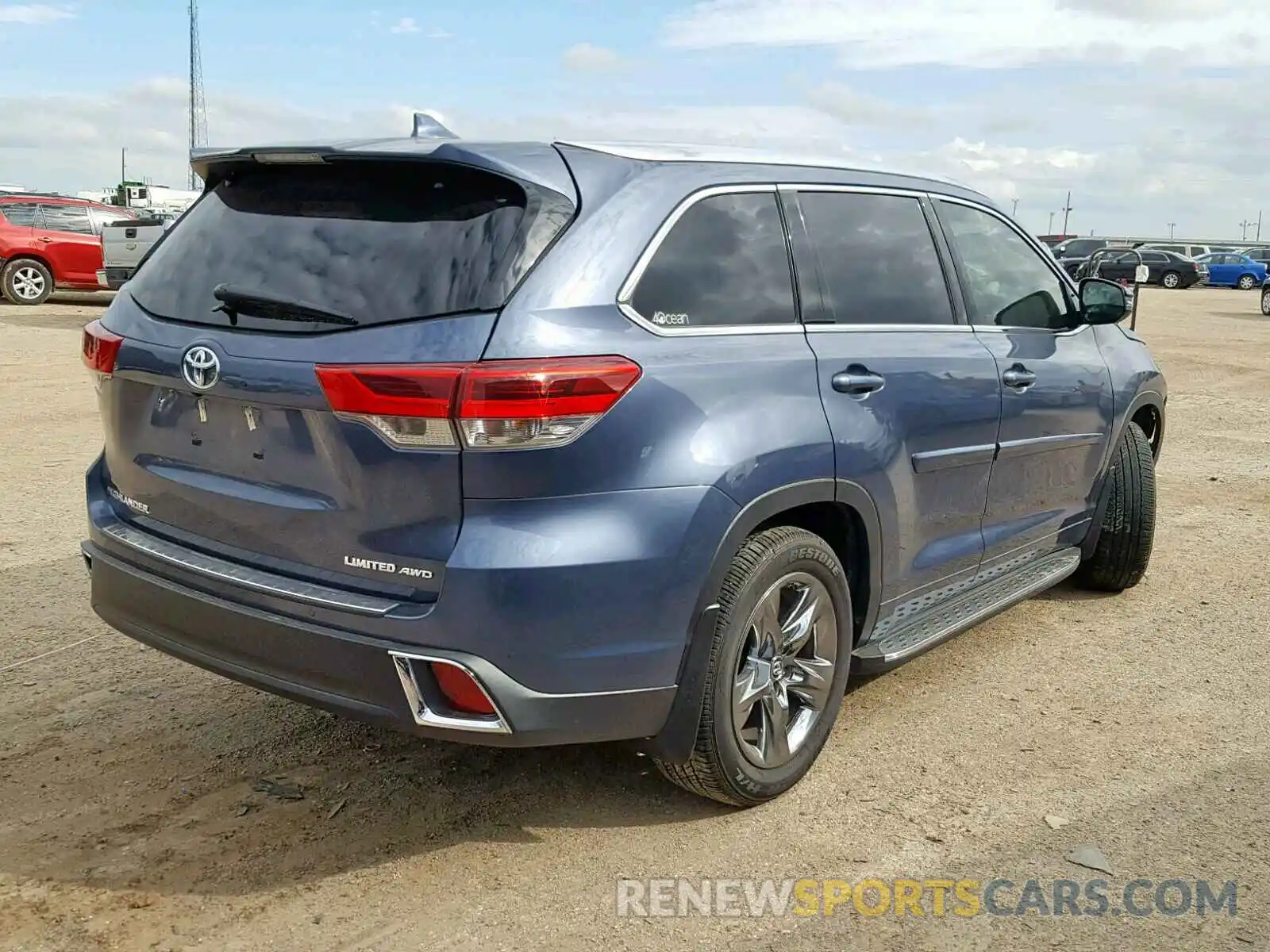 4 Фотография поврежденного автомобиля 5TDDZRFH8KS942645 TOYOTA HIGHLANDER 2019