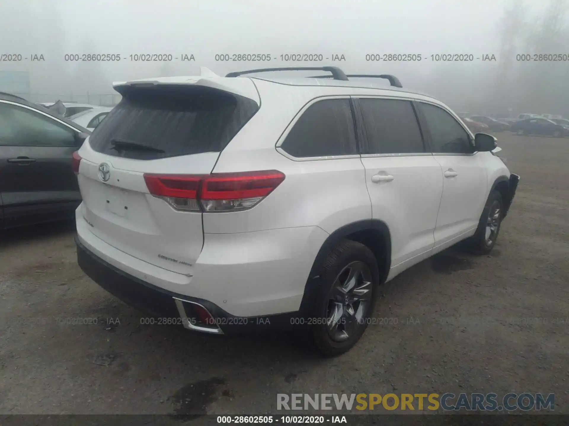 4 Фотография поврежденного автомобиля 5TDDZRFH8KS952589 TOYOTA HIGHLANDER 2019