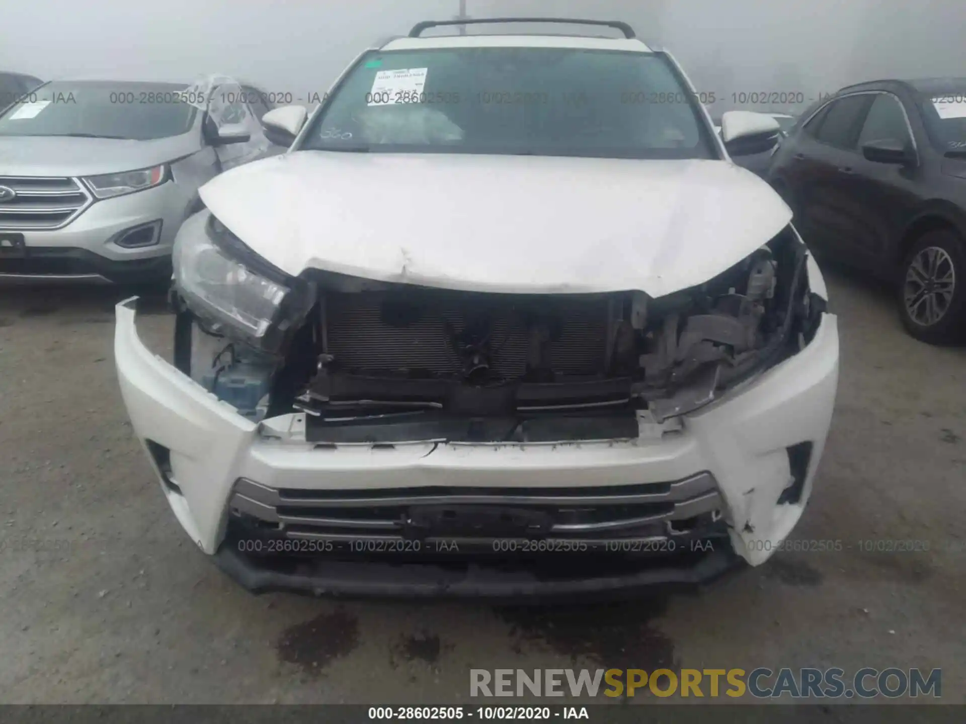 6 Photograph of a damaged car 5TDDZRFH8KS952589 TOYOTA HIGHLANDER 2019