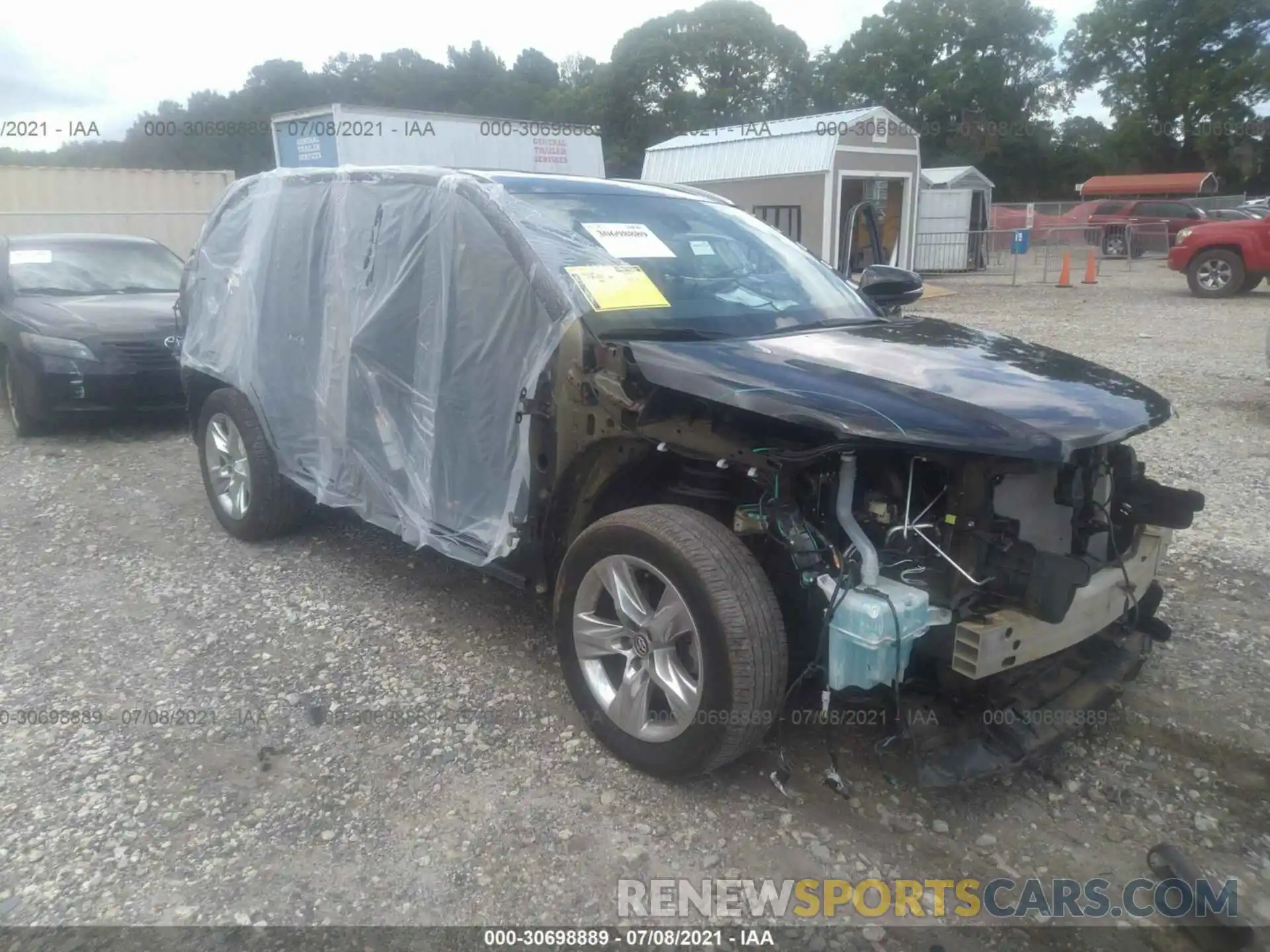 6 Photograph of a damaged car 5TDDZRFH8KS955024 TOYOTA HIGHLANDER 2019