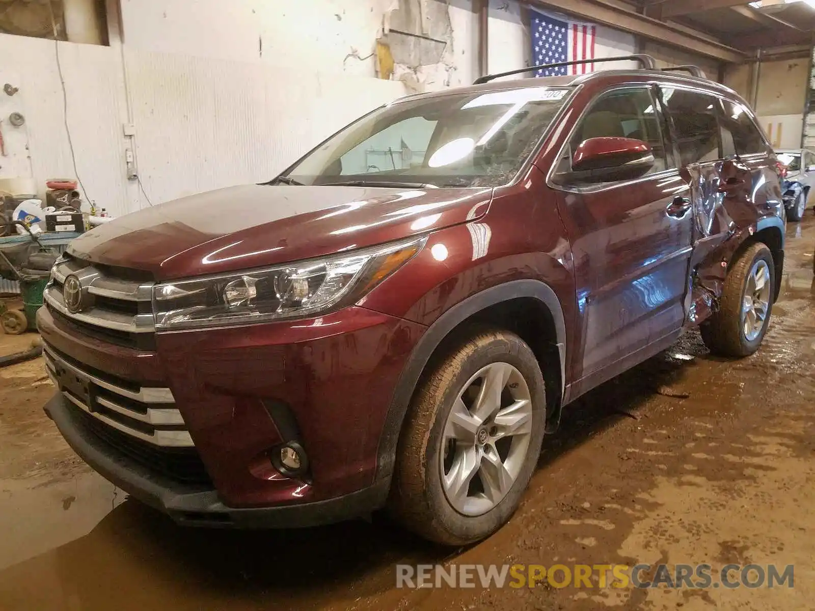 2 Photograph of a damaged car 5TDDZRFH8KS972888 TOYOTA HIGHLANDER 2019