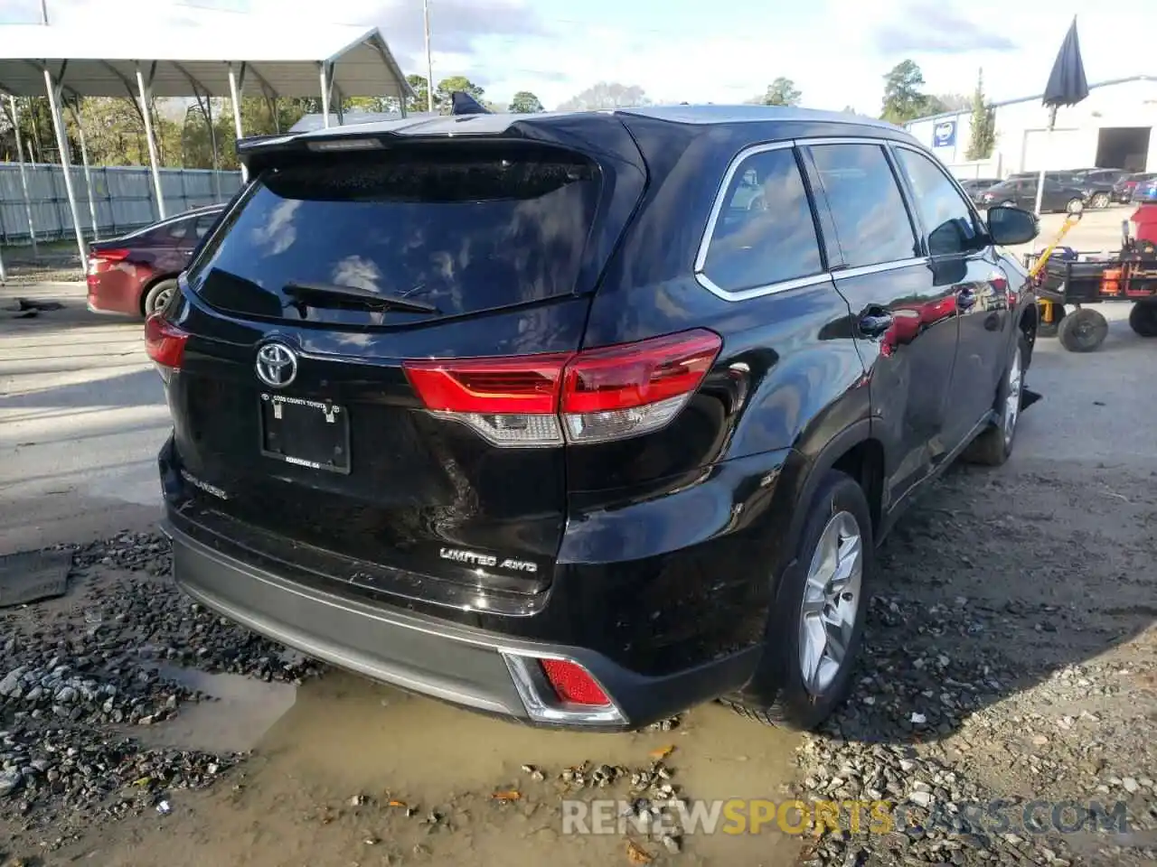 4 Фотография поврежденного автомобиля 5TDDZRFH9KS938880 TOYOTA HIGHLANDER 2019