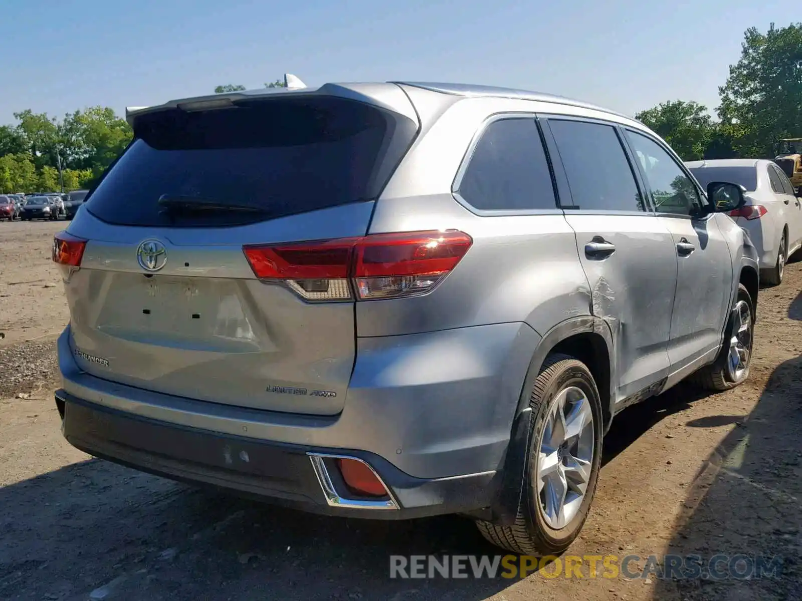 4 Фотография поврежденного автомобиля 5TDDZRFH9KS947501 TOYOTA HIGHLANDER 2019