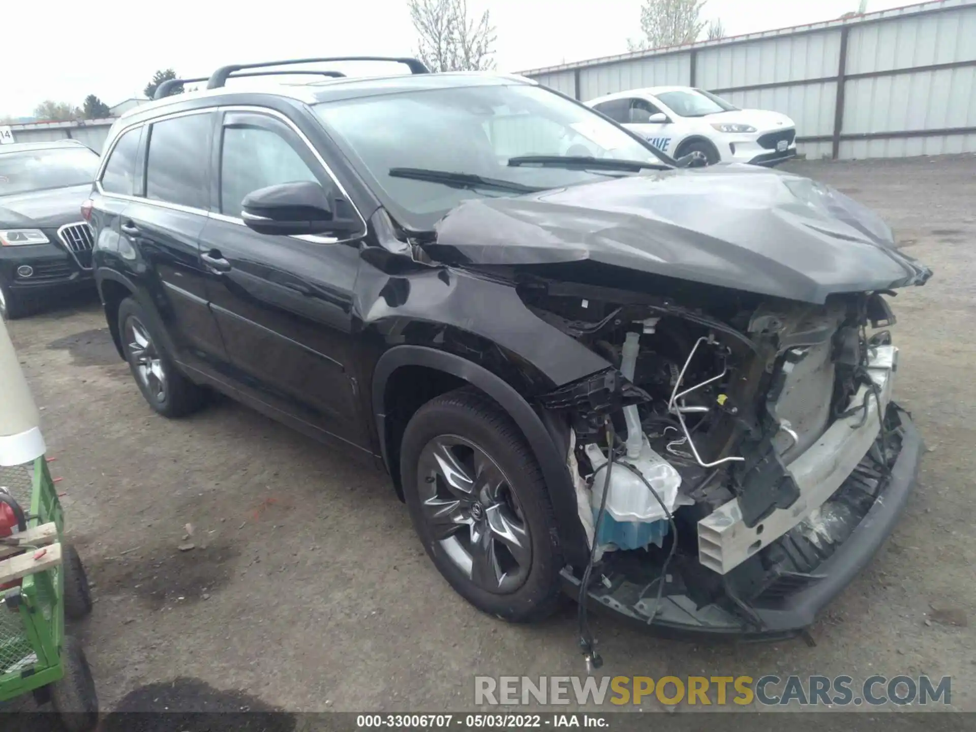 1 Photograph of a damaged car 5TDDZRFH9KS968610 TOYOTA HIGHLANDER 2019