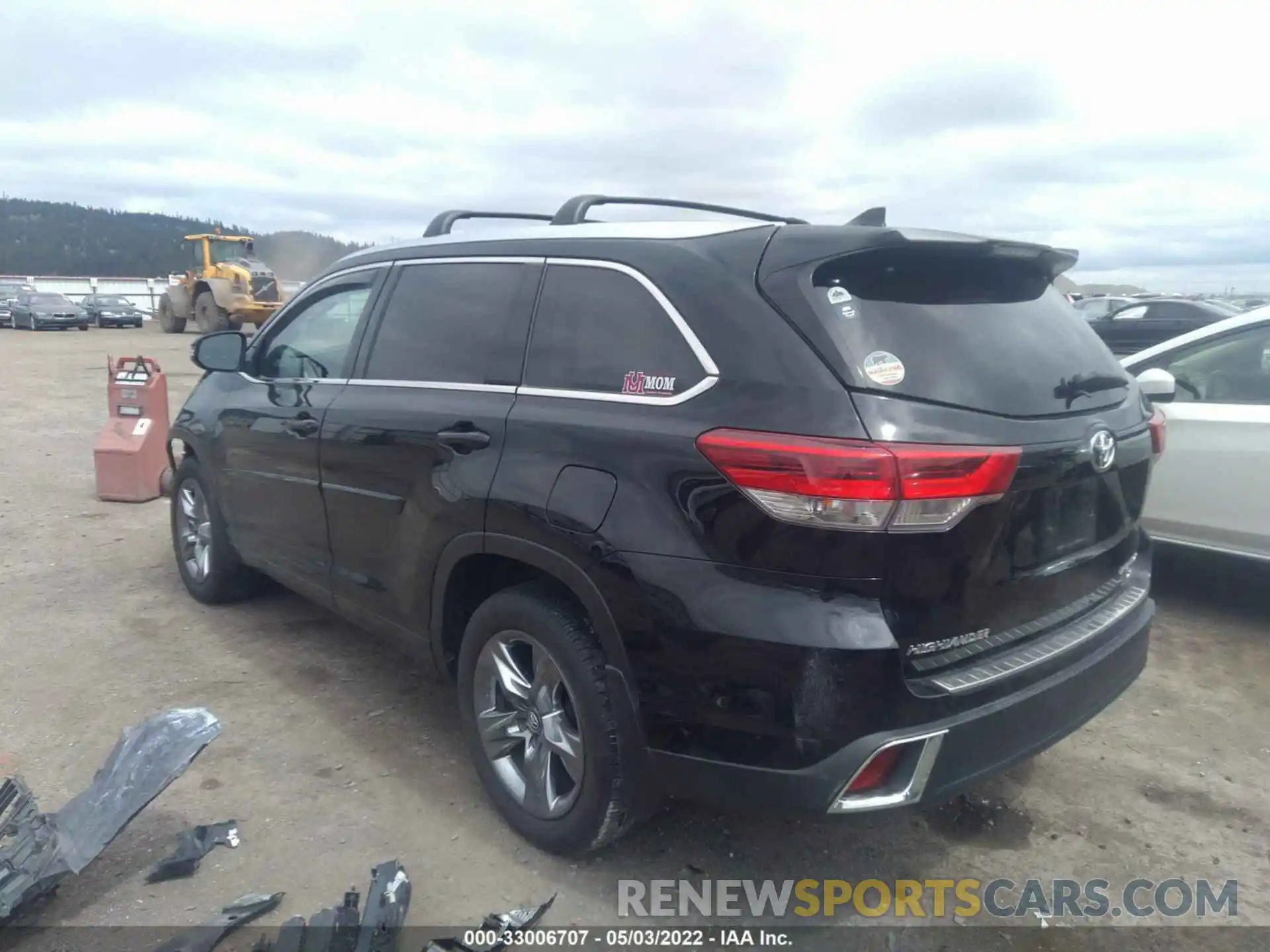 3 Фотография поврежденного автомобиля 5TDDZRFH9KS968610 TOYOTA HIGHLANDER 2019