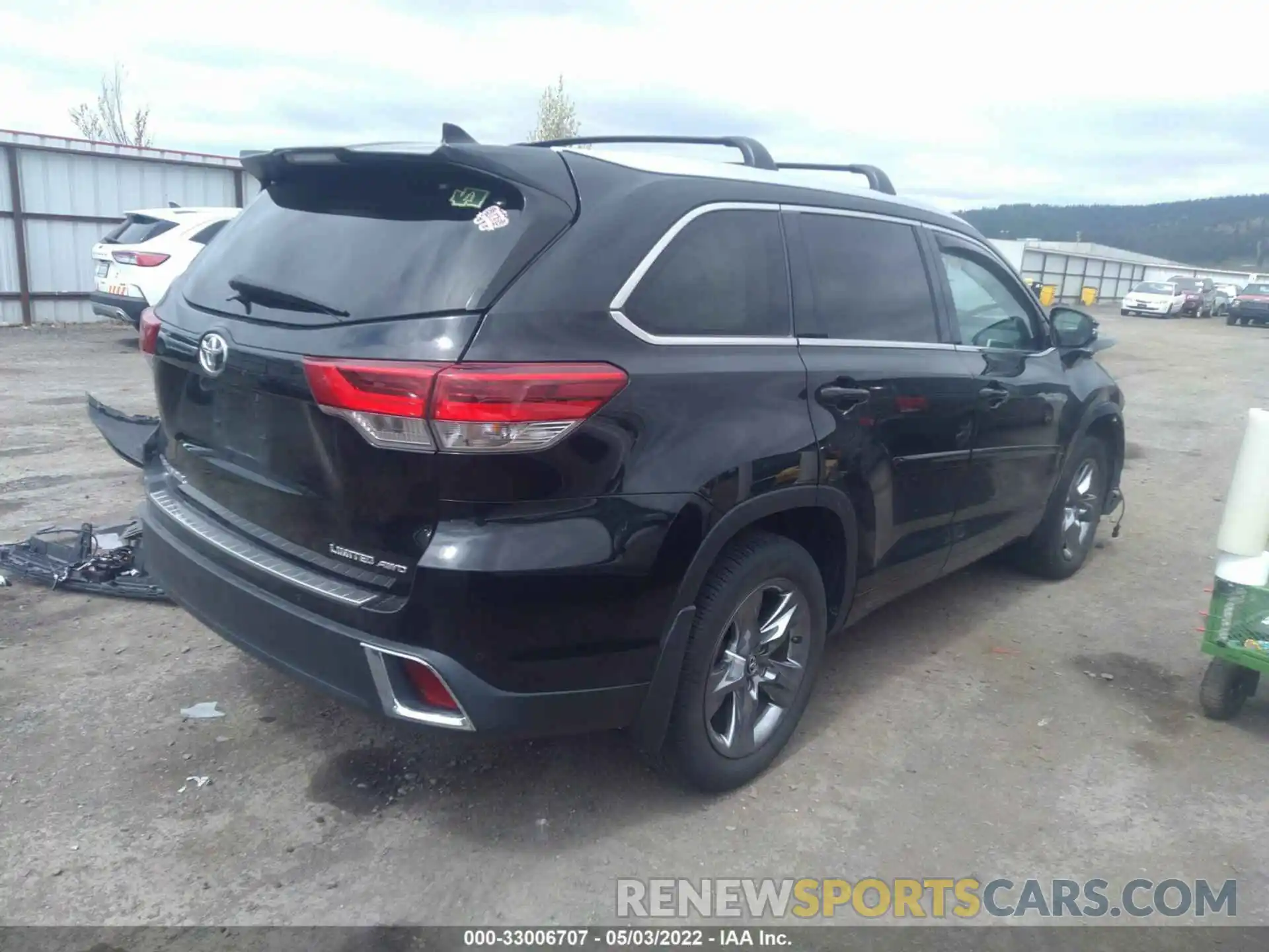 4 Фотография поврежденного автомобиля 5TDDZRFH9KS968610 TOYOTA HIGHLANDER 2019