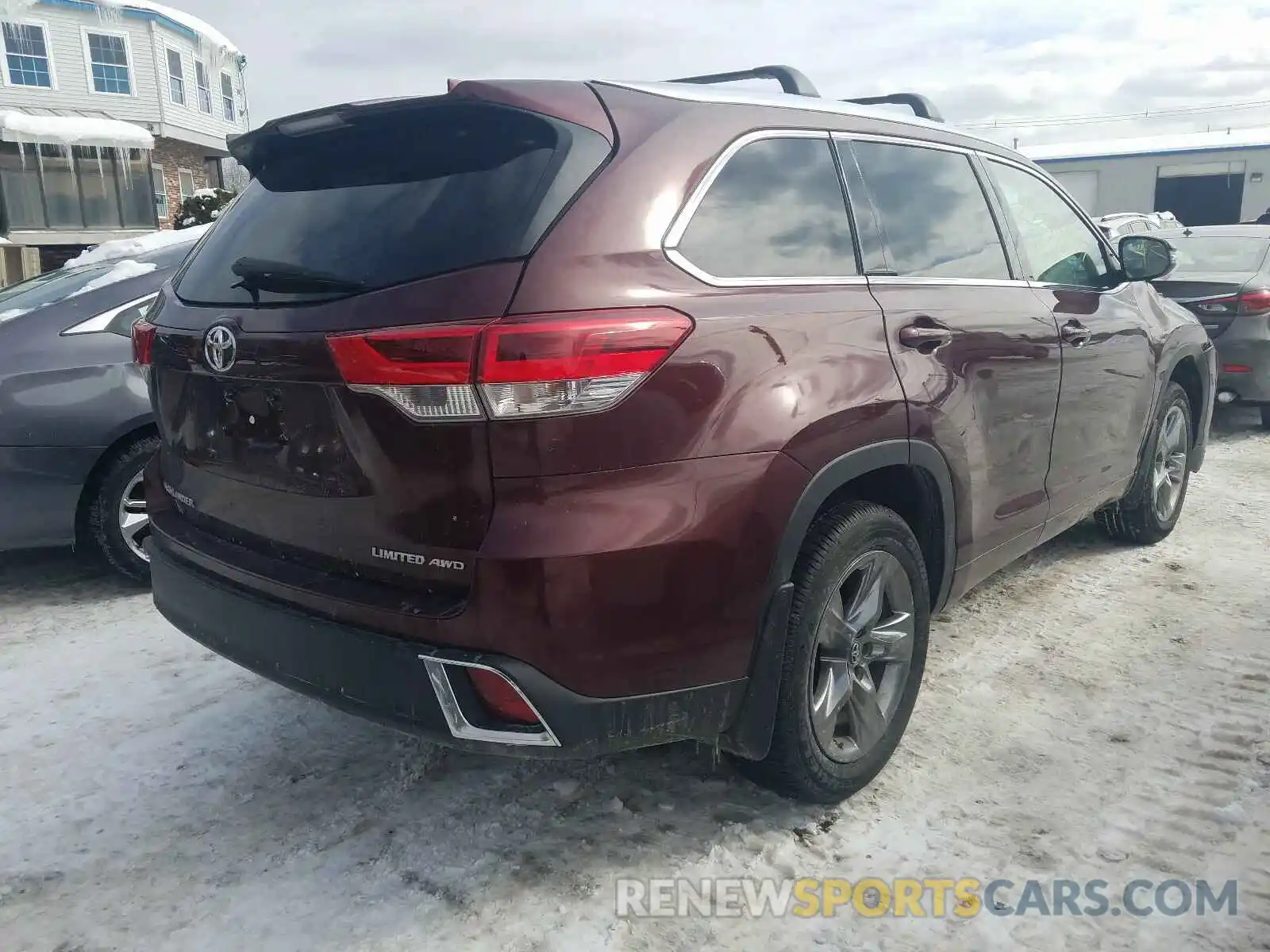 4 Фотография поврежденного автомобиля 5TDDZRFH9KS995998 TOYOTA HIGHLANDER 2019