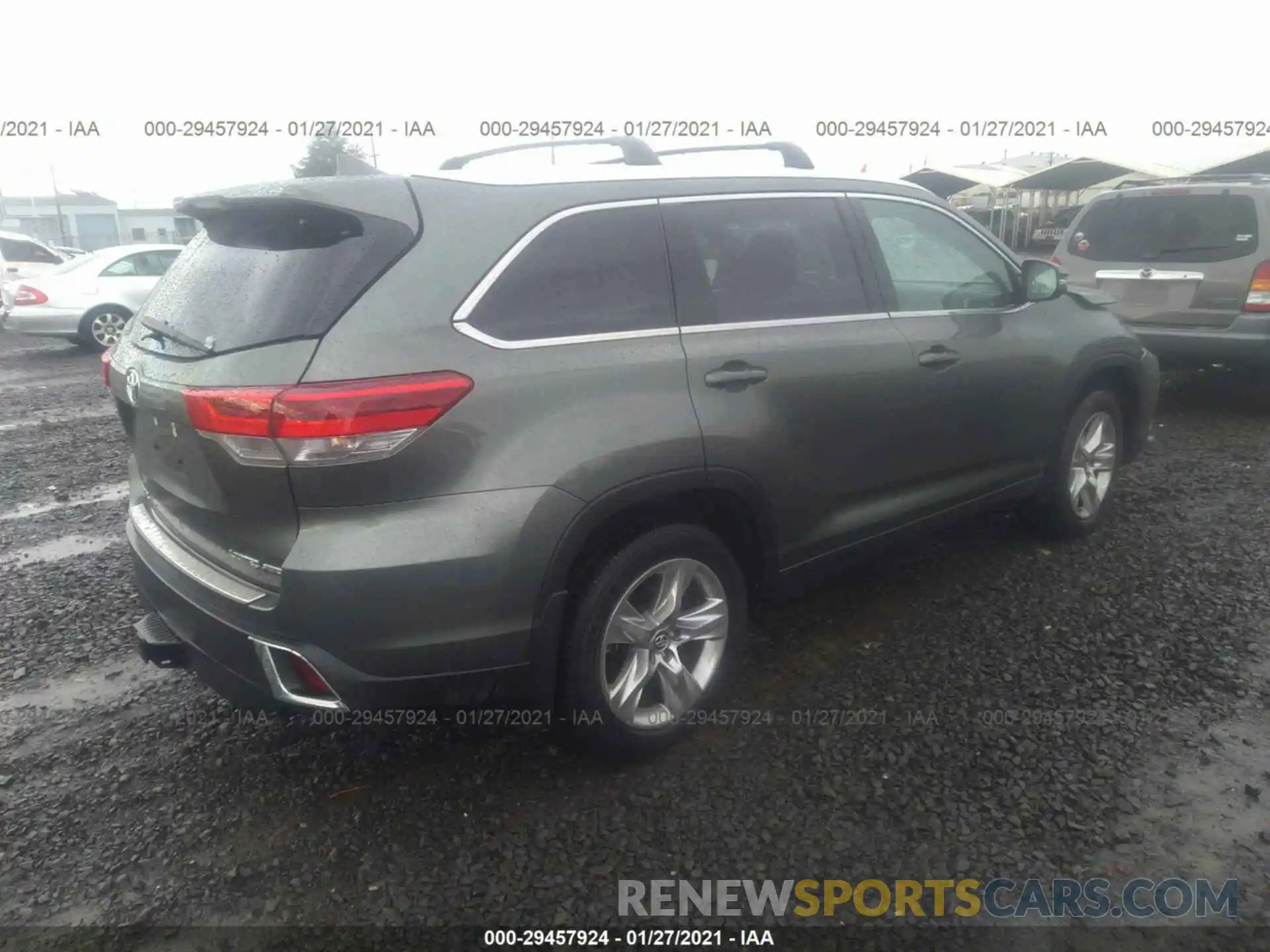 4 Фотография поврежденного автомобиля 5TDDZRFHXKS710287 TOYOTA HIGHLANDER 2019