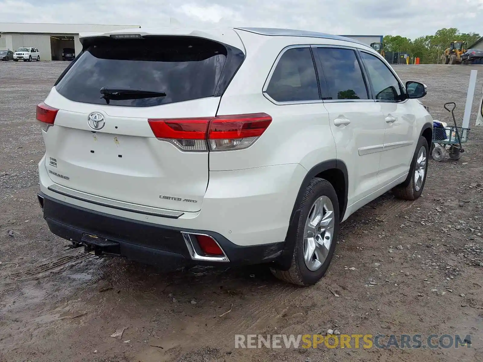 4 Фотография поврежденного автомобиля 5TDDZRFHXKS721189 TOYOTA HIGHLANDER 2019