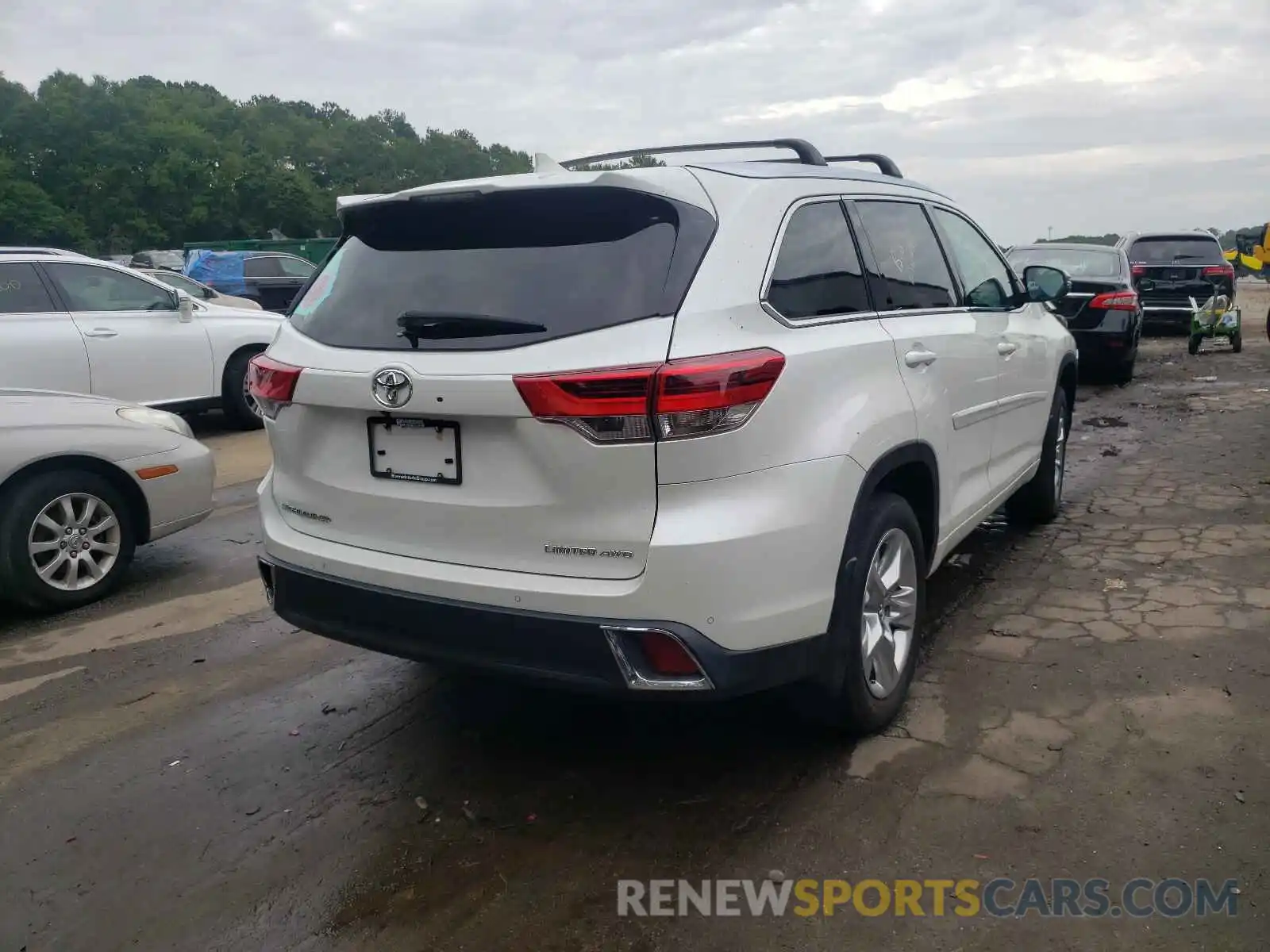 4 Фотография поврежденного автомобиля 5TDDZRFHXKS732189 TOYOTA HIGHLANDER 2019