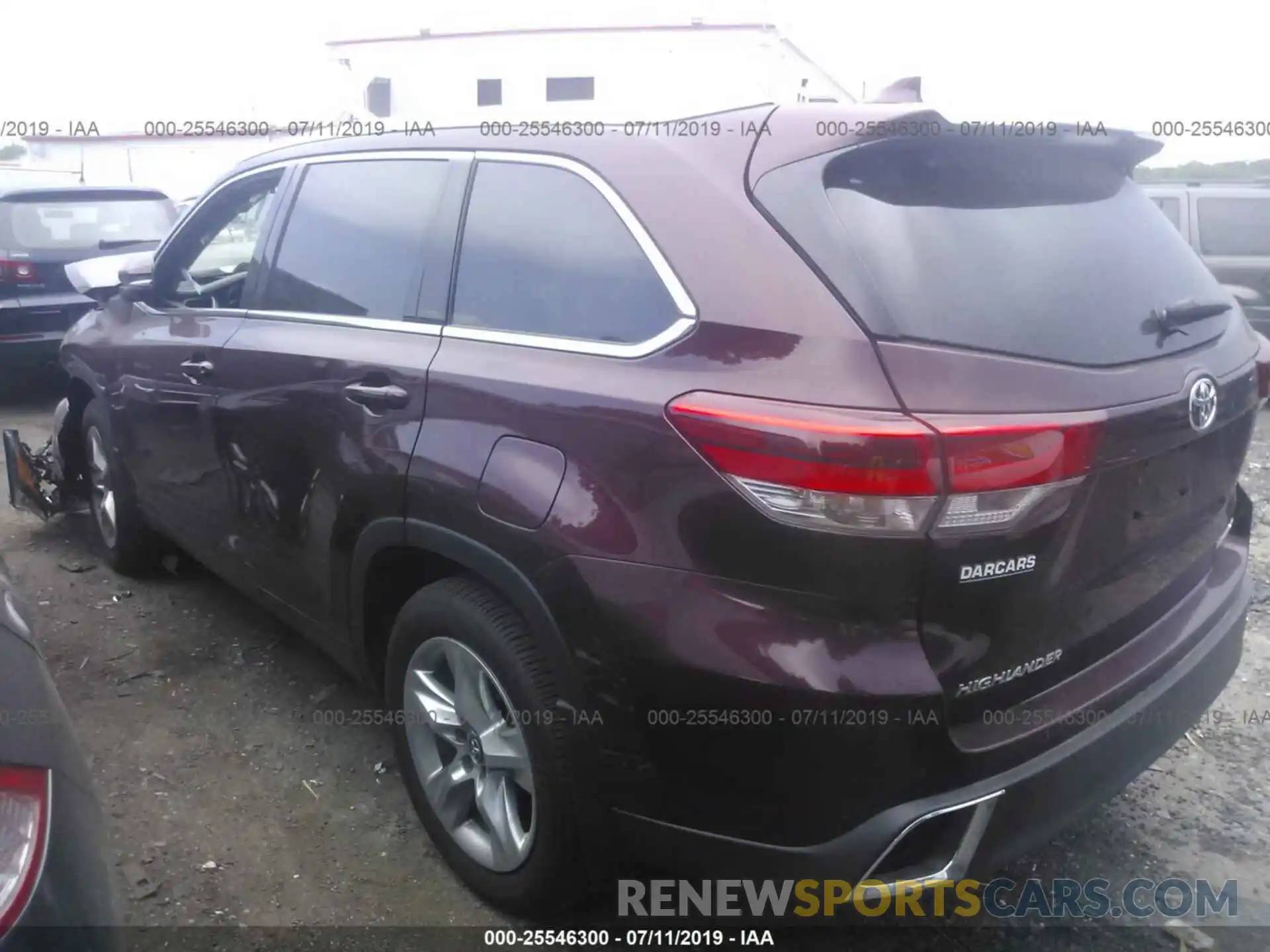 3 Фотография поврежденного автомобиля 5TDDZRFHXKS915950 TOYOTA HIGHLANDER 2019