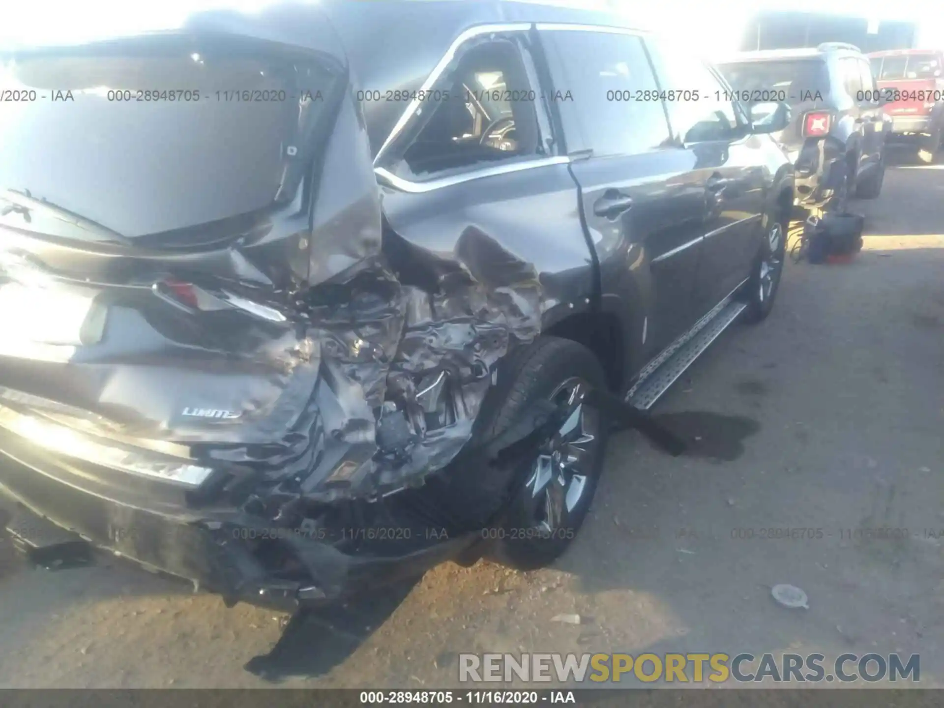 6 Photograph of a damaged car 5TDDZRFHXKS928620 TOYOTA HIGHLANDER 2019