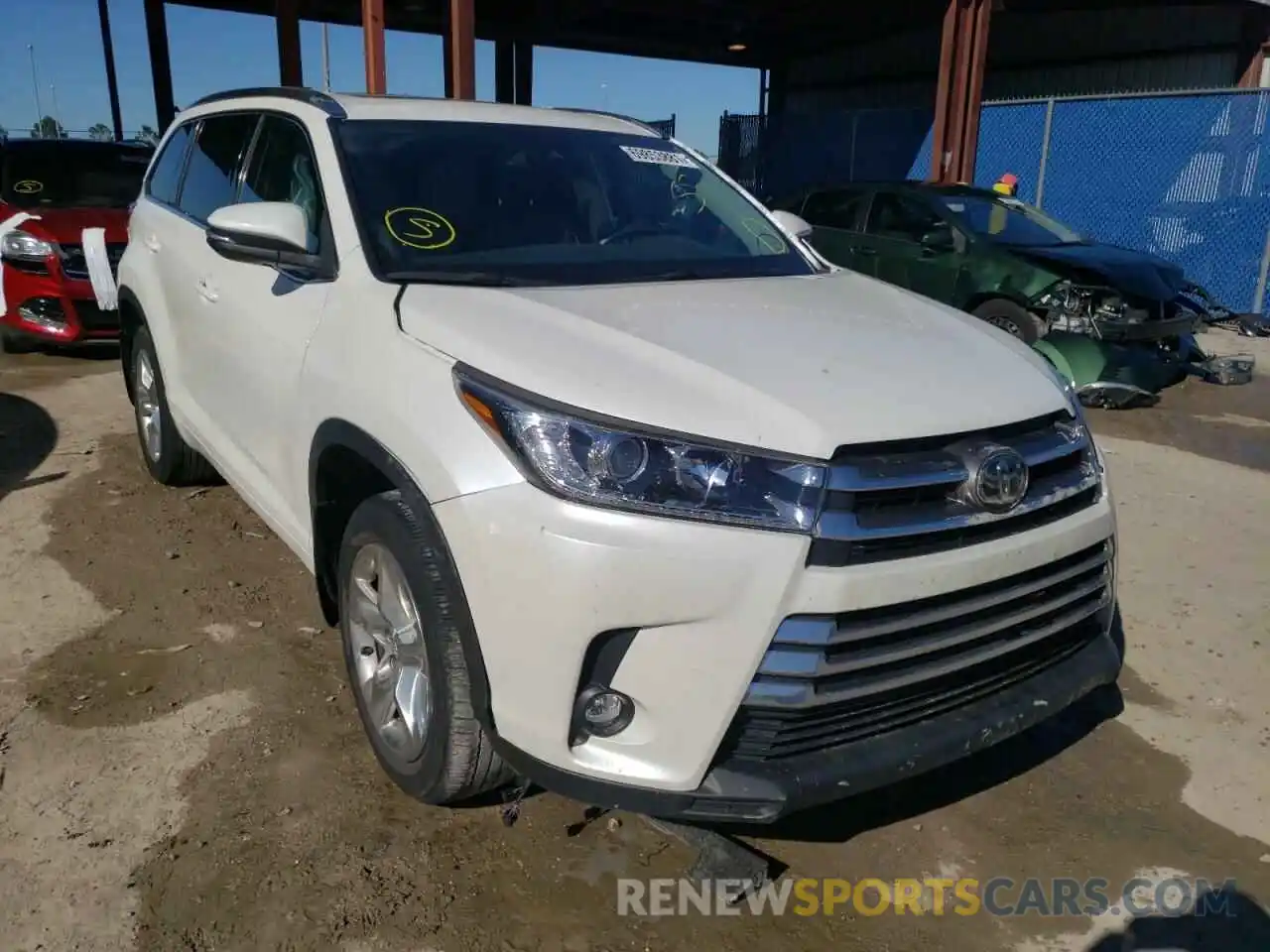 1 Фотография поврежденного автомобиля 5TDDZRFHXKS976442 TOYOTA HIGHLANDER 2019