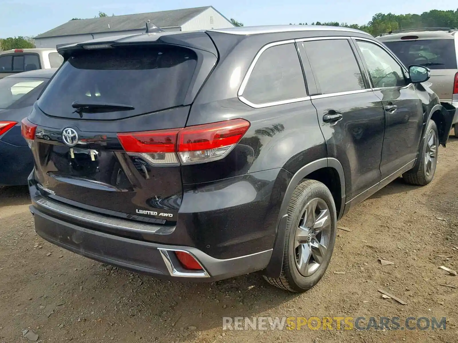 4 Фотография поврежденного автомобиля 5TDDZRFHXKS998098 TOYOTA HIGHLANDER 2019