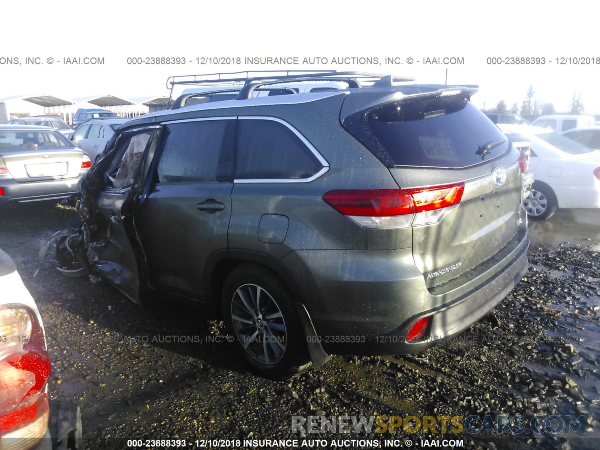 3 Фотография поврежденного автомобиля 5TDJGRFH0KS053900 TOYOTA HIGHLANDER 2019