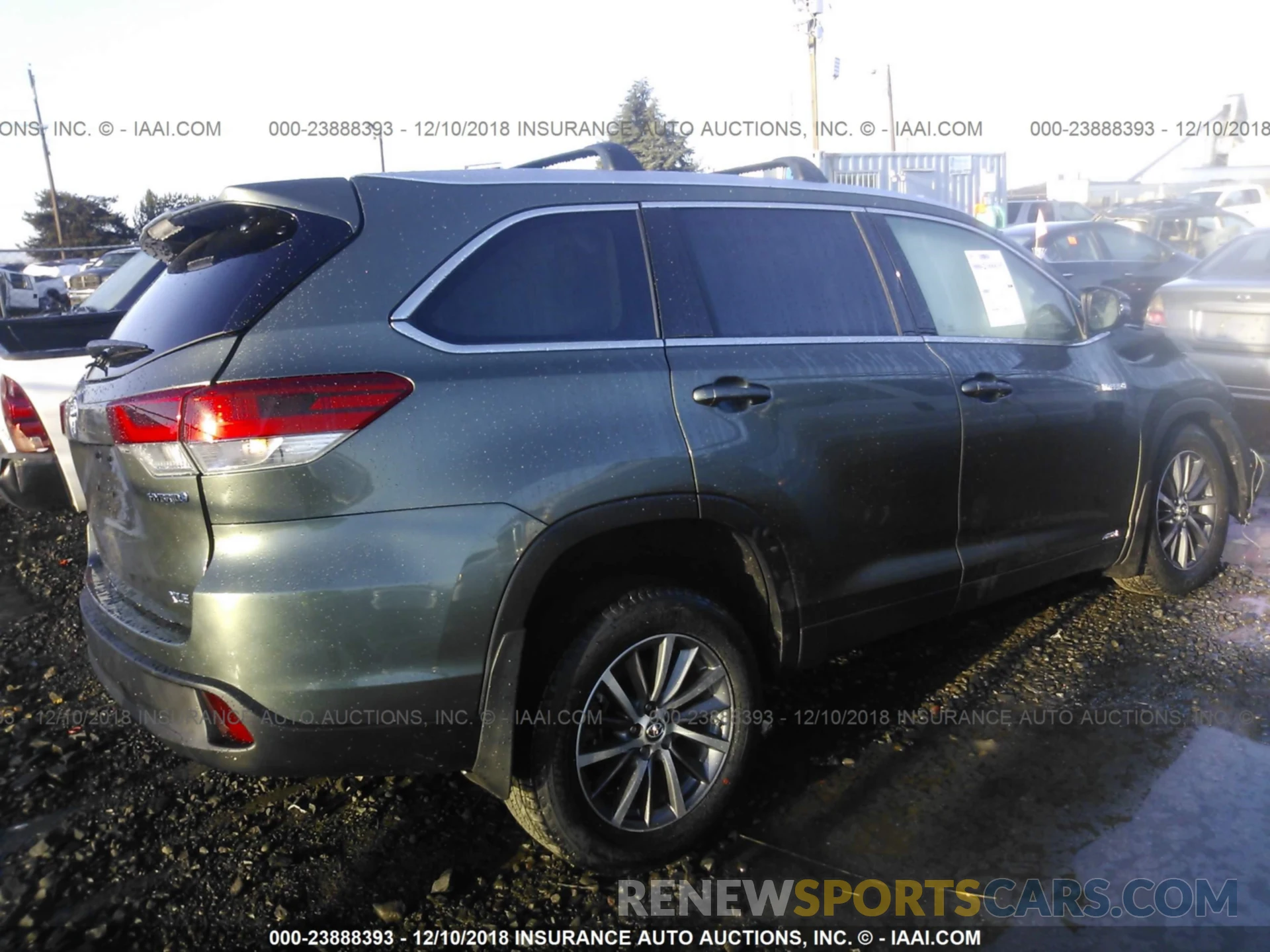 4 Фотография поврежденного автомобиля 5TDJGRFH0KS053900 TOYOTA HIGHLANDER 2019