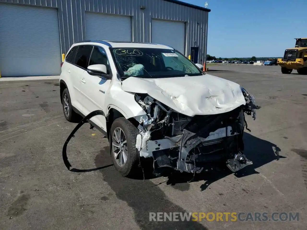 9 Photograph of a damaged car 5TDJGRFH0KS069367 TOYOTA HIGHLANDER 2019