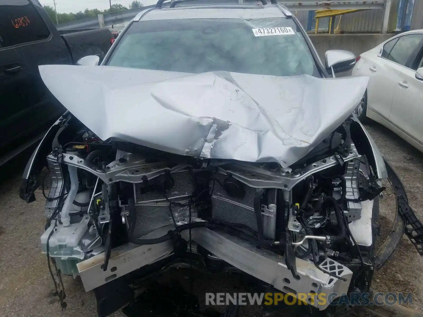 7 Photograph of a damaged car 5TDJGRFH0KS070776 TOYOTA HIGHLANDER 2019