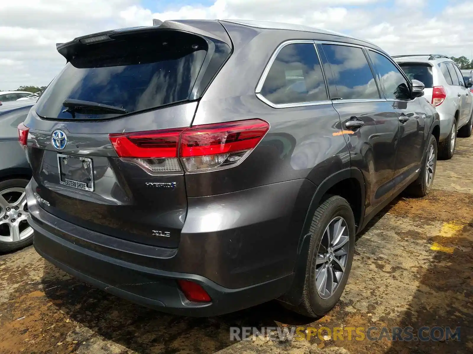 4 Фотография поврежденного автомобиля 5TDJGRFH0KS073130 TOYOTA HIGHLANDER 2019