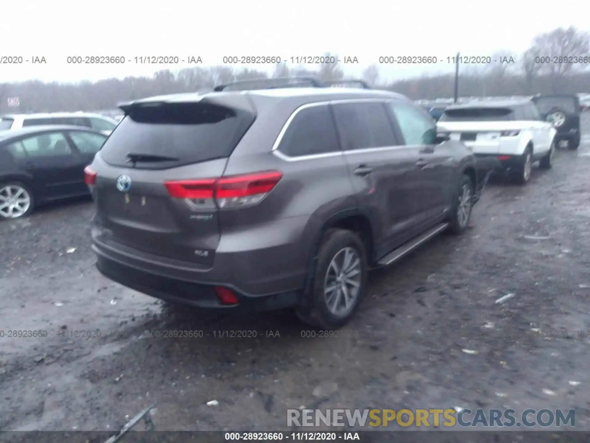 4 Фотография поврежденного автомобиля 5TDJGRFH2KS054904 TOYOTA HIGHLANDER 2019