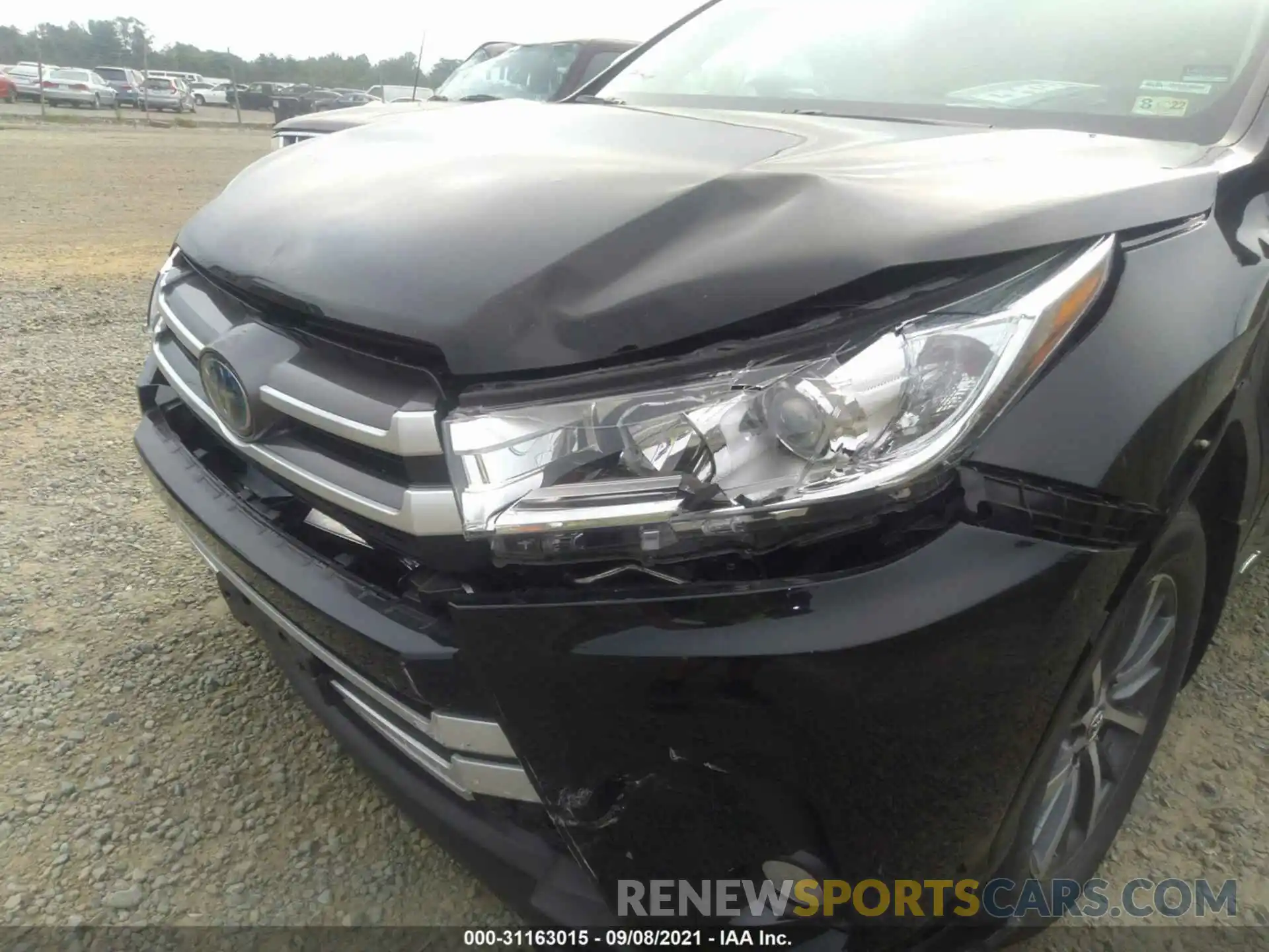 6 Photograph of a damaged car 5TDJGRFH3KS060548 TOYOTA HIGHLANDER 2019