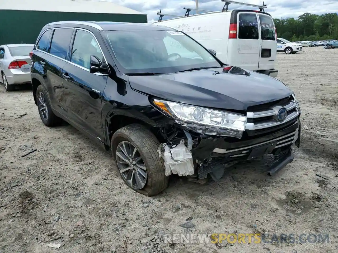 1 Фотография поврежденного автомобиля 5TDJGRFH3KS073963 TOYOTA HIGHLANDER 2019